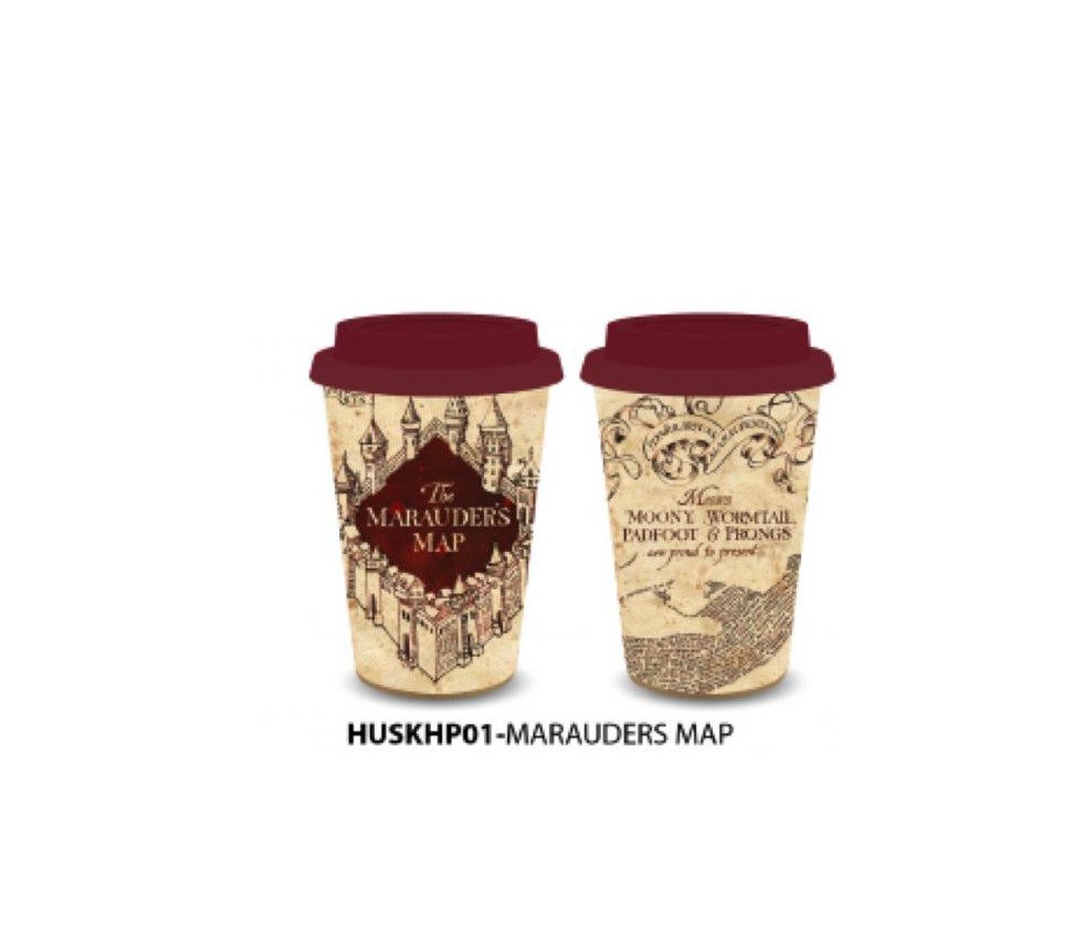 Half Moon Bay Coffee-to-go-Becher Harry Potter Reisetasse Marauders Map, Aus nachhaltigem Material