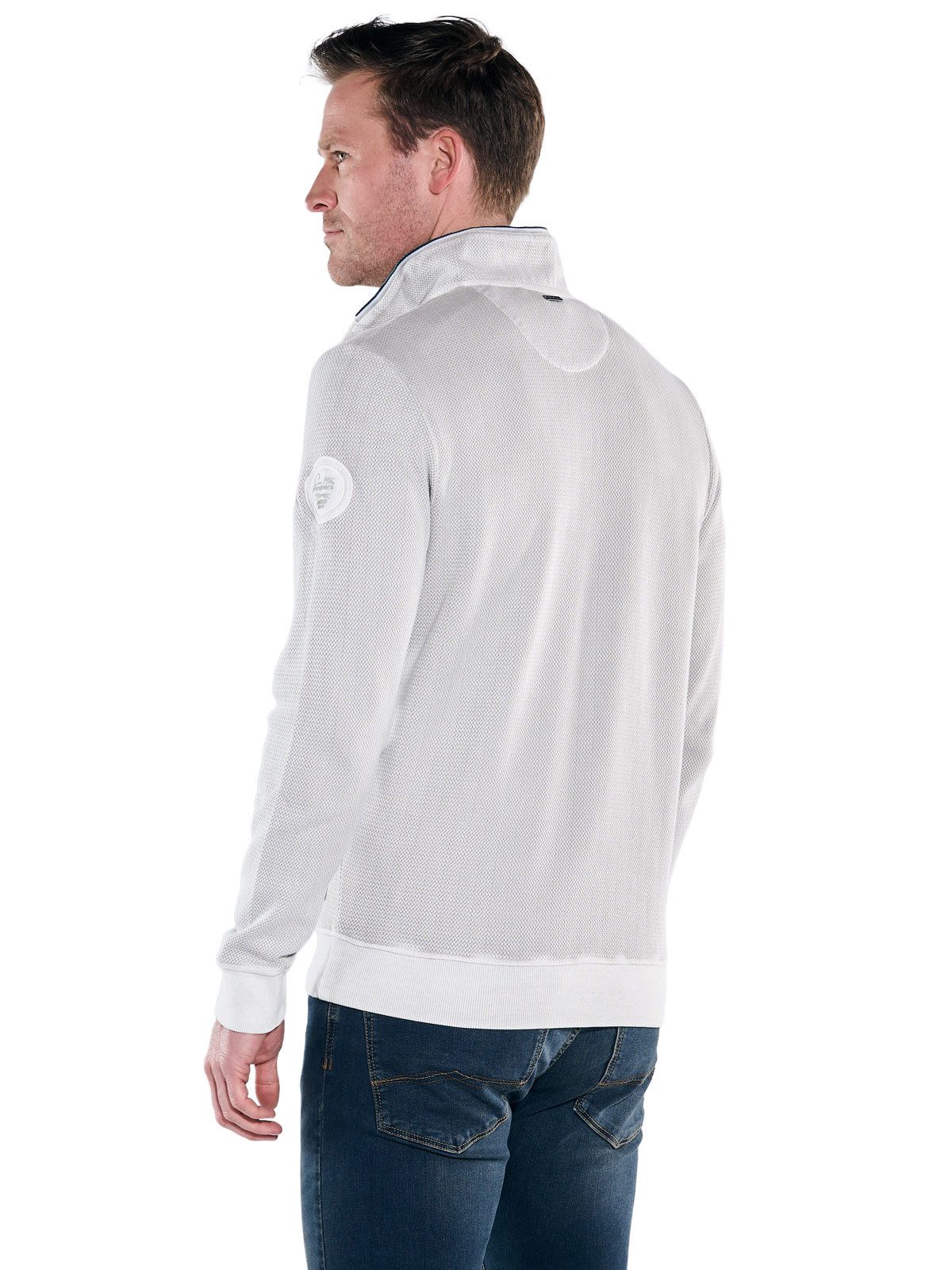 Engbers Sweatshirt Herren Sweatshirt Stehbund, Hellgrau
