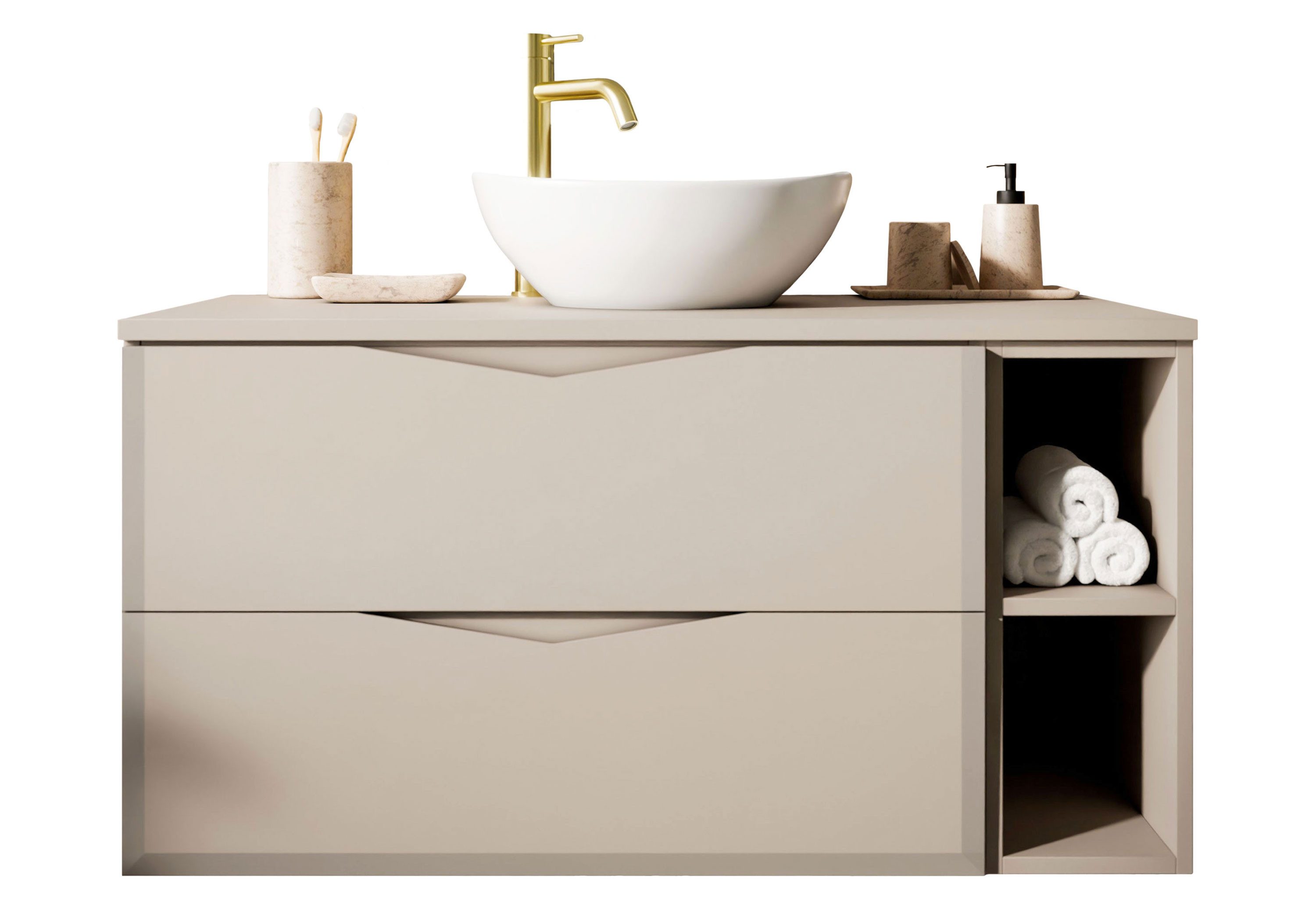 Lookway Badmöbel-Set MIRA II 80 cm mit Soft-Close & Waschbecken, (Badezimme günstig online kaufen