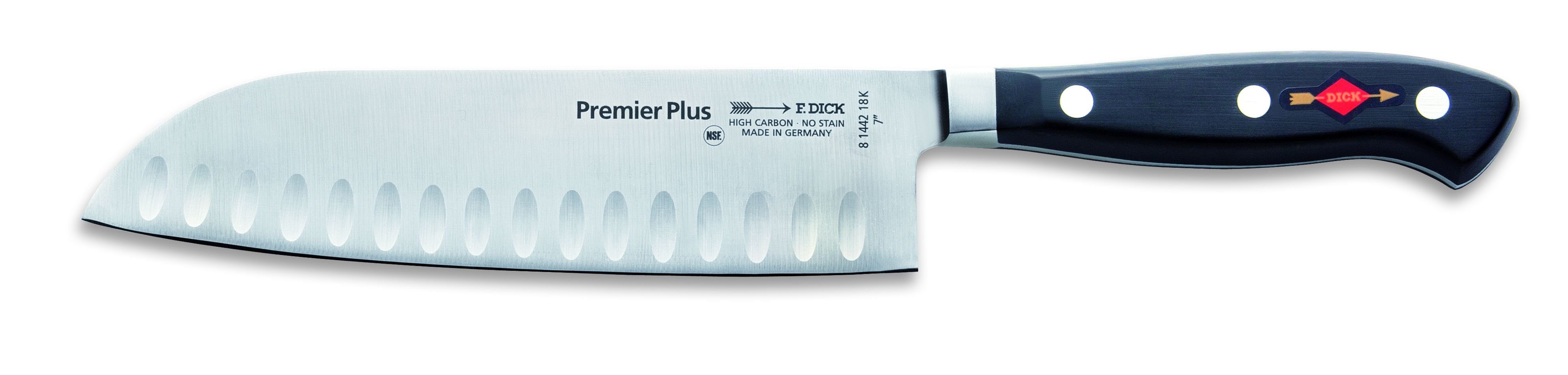 F. DICK Santokumesser Dick Santoku KÃ¼chenmesser Premier Eurasia Messer 18 cm keilfÃ¤rmiger