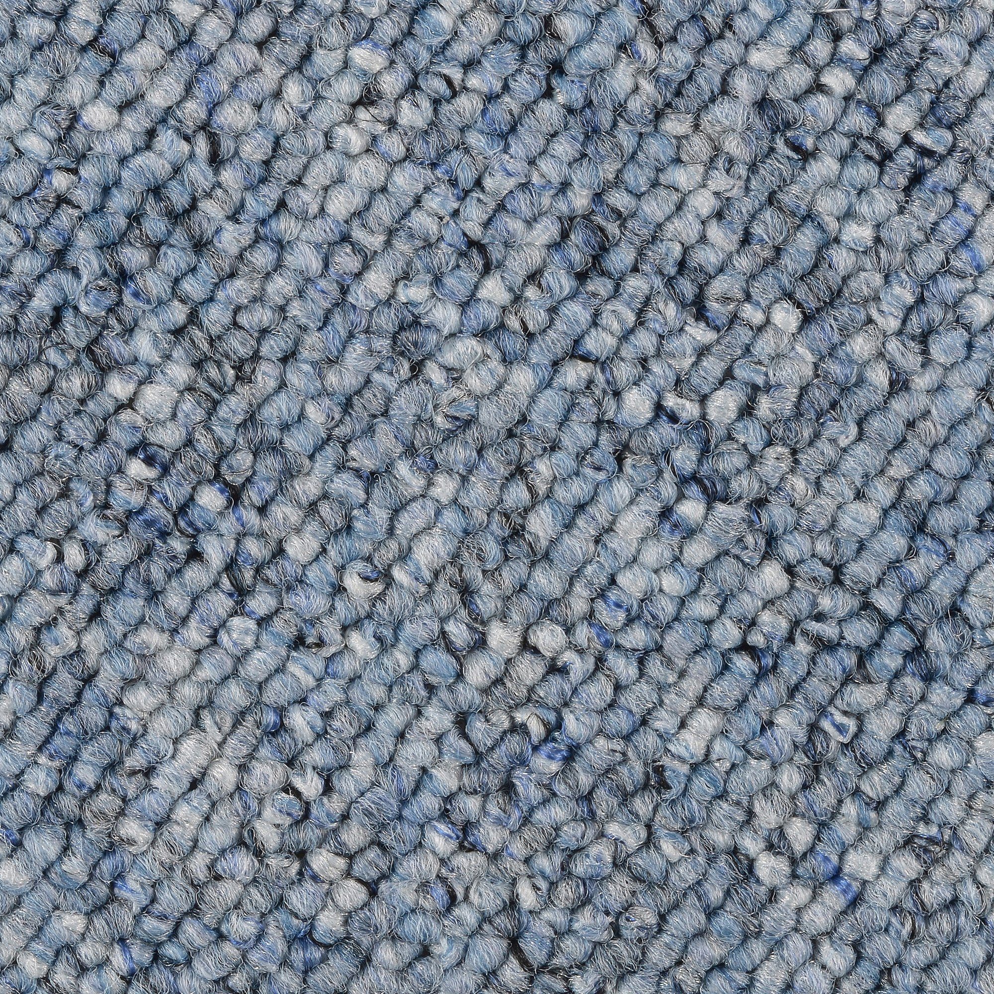 Schlingenteppich Teppichboden Bodenmeister, rechteckig, 200/300/400/500 blau cm Wohnzimmer, mm, Korfu, Breite 7,5 Kinderzimmer, Höhe: Schlafzimmer,