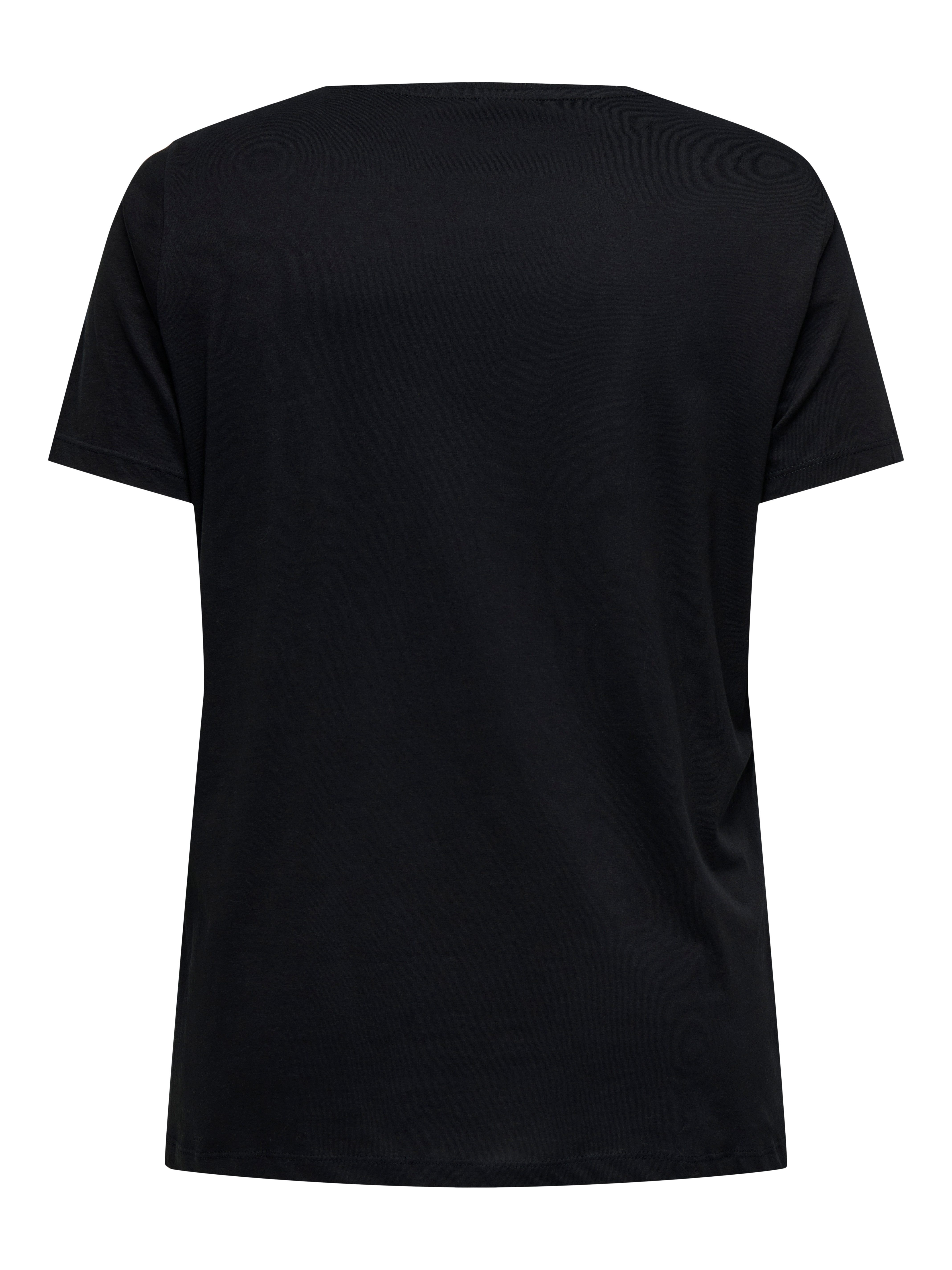 ONLY CARMAKOMA Kurzarmshirt CARNINNA LIFE S/S O-NECK REG TEE JRS BS günstig online kaufen