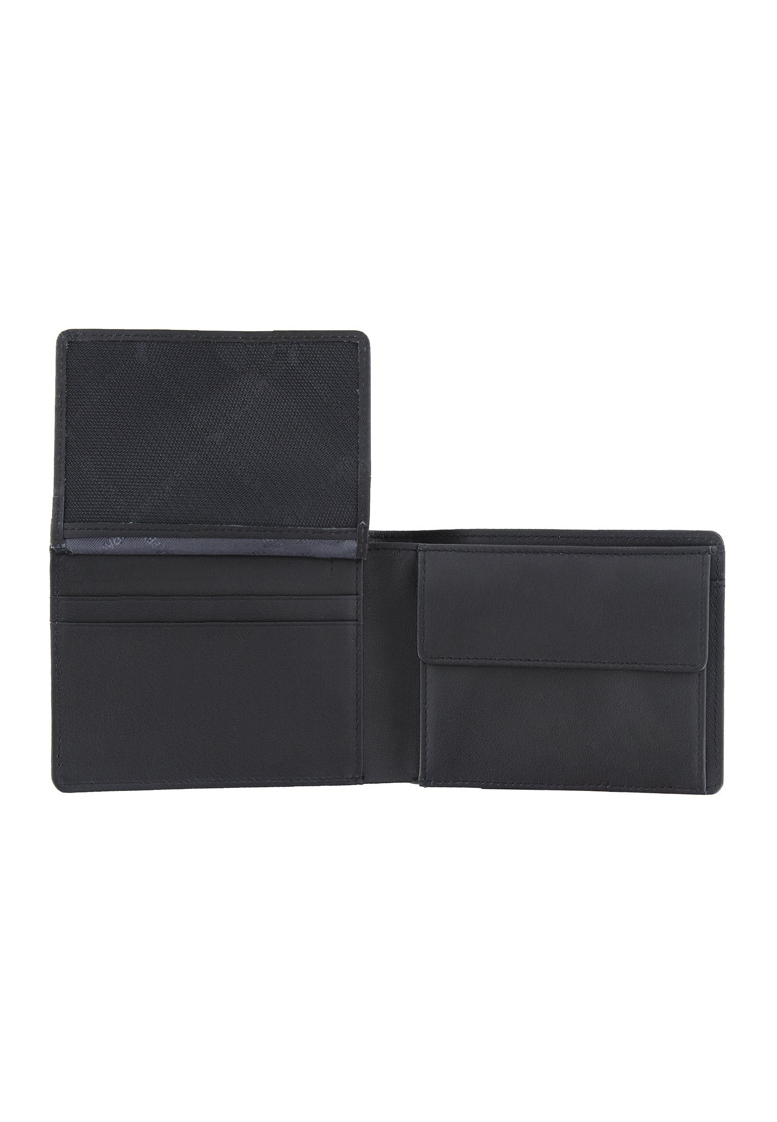 Braun Büffel kompaktem schwarz, 2.0 Geldbörse Geldbörse S 5CS Format ARIZONA in