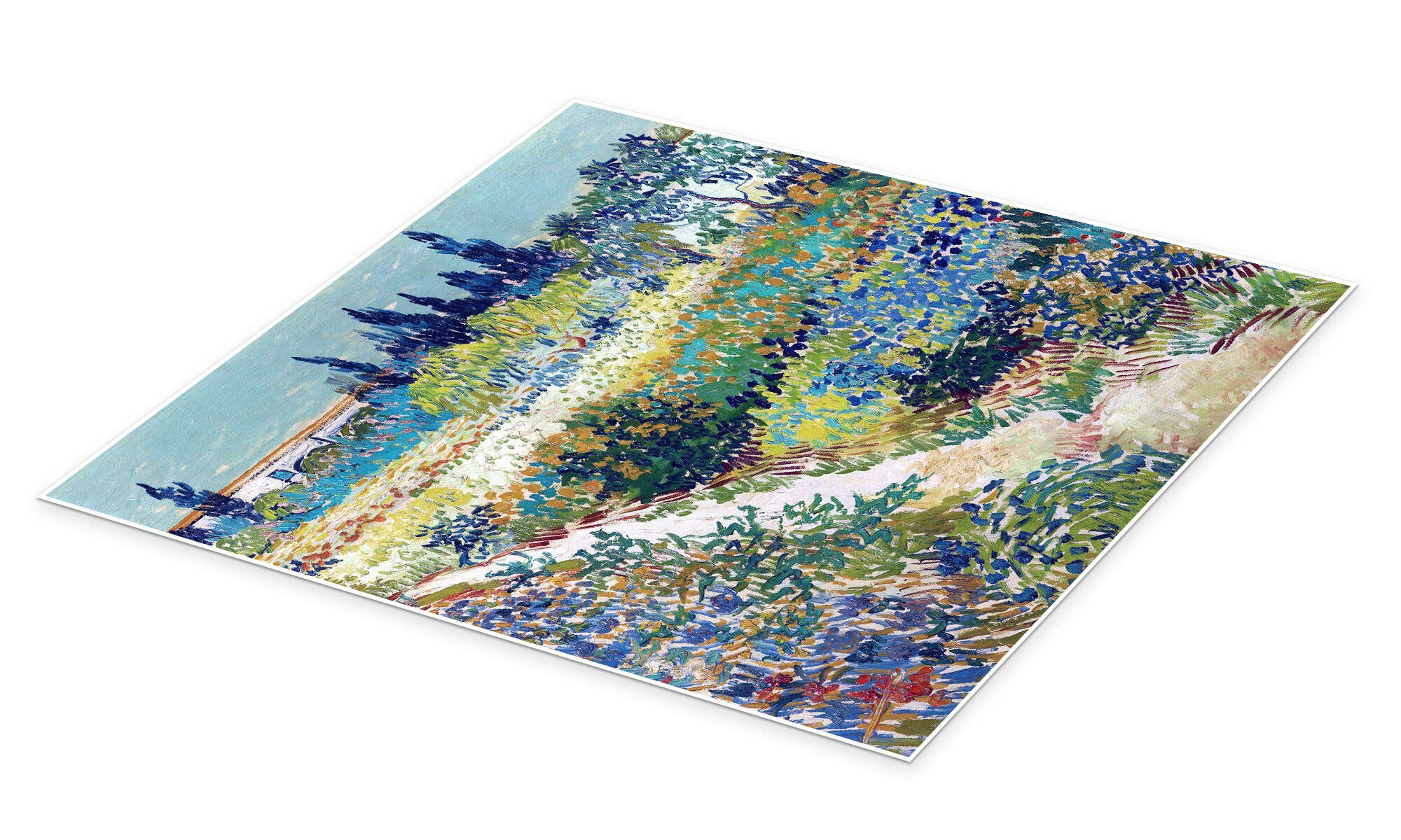 Posterlounge Wandbild Garten bei Arles (Detail), Vincent van Gogh, erhältlich als Poster, Leinwandbild, Wandsticker oder Acrylglasbild