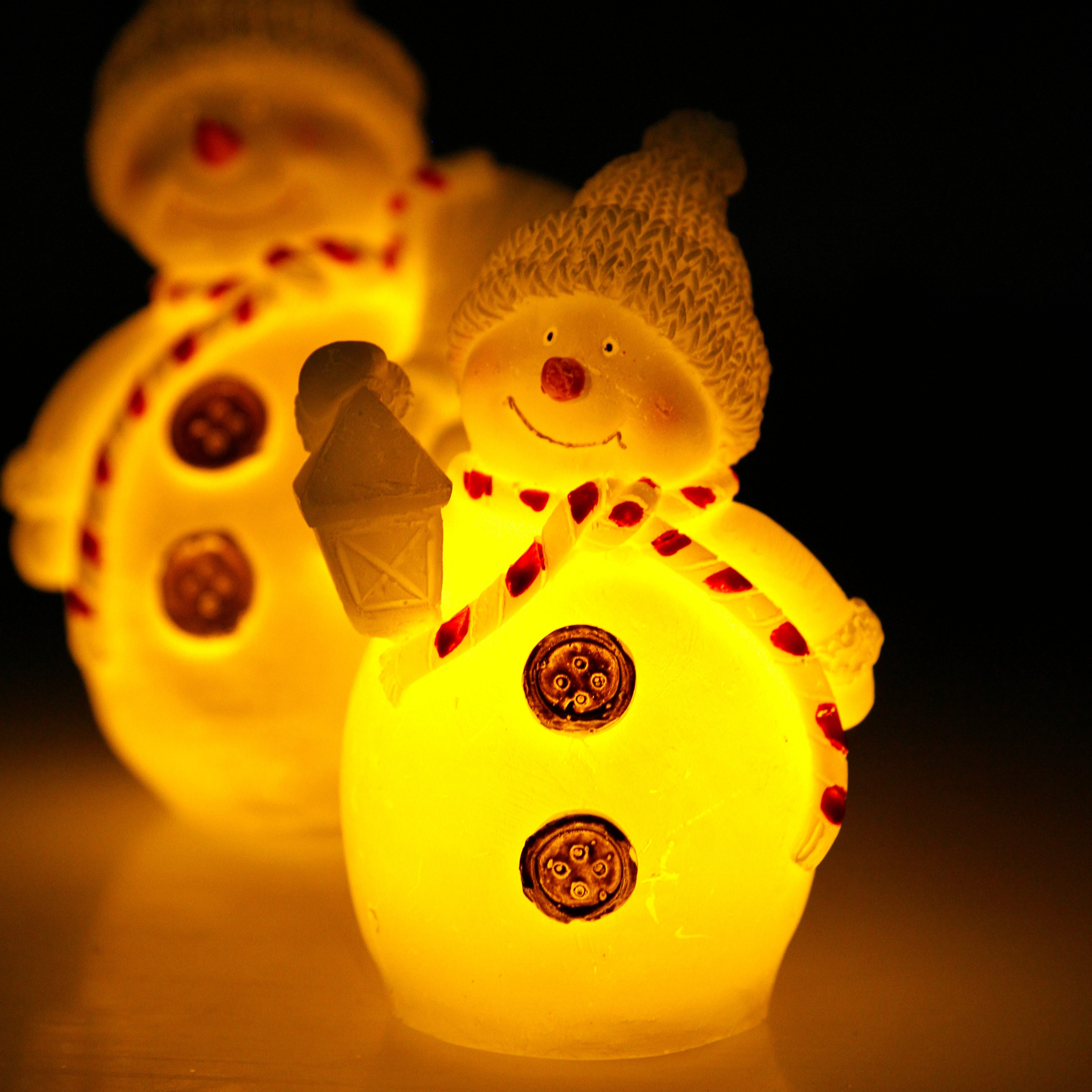 CCLIFE Geschenkbox 2er Set LED Geschenkbox Weihnachten Weihnachtenbox