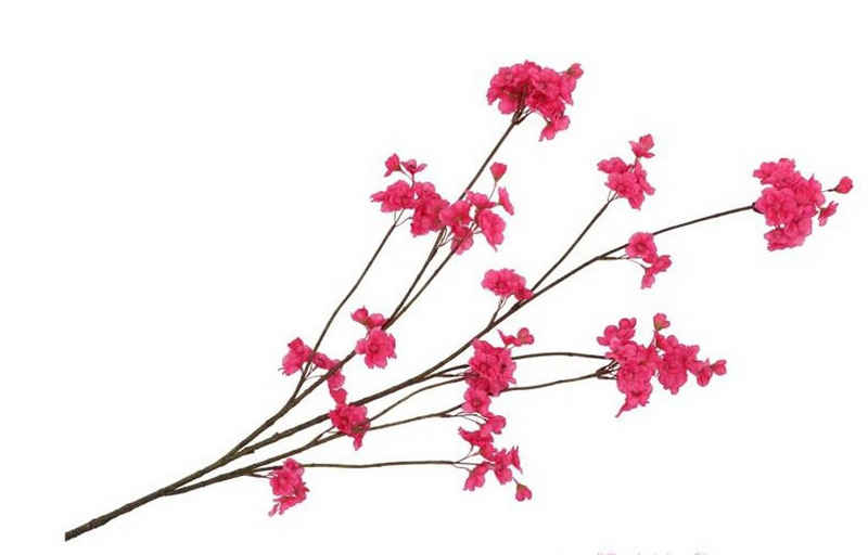 Kunstblume Wunderschöne Kunstblume Kirschblüte pink L126 cm, DPI