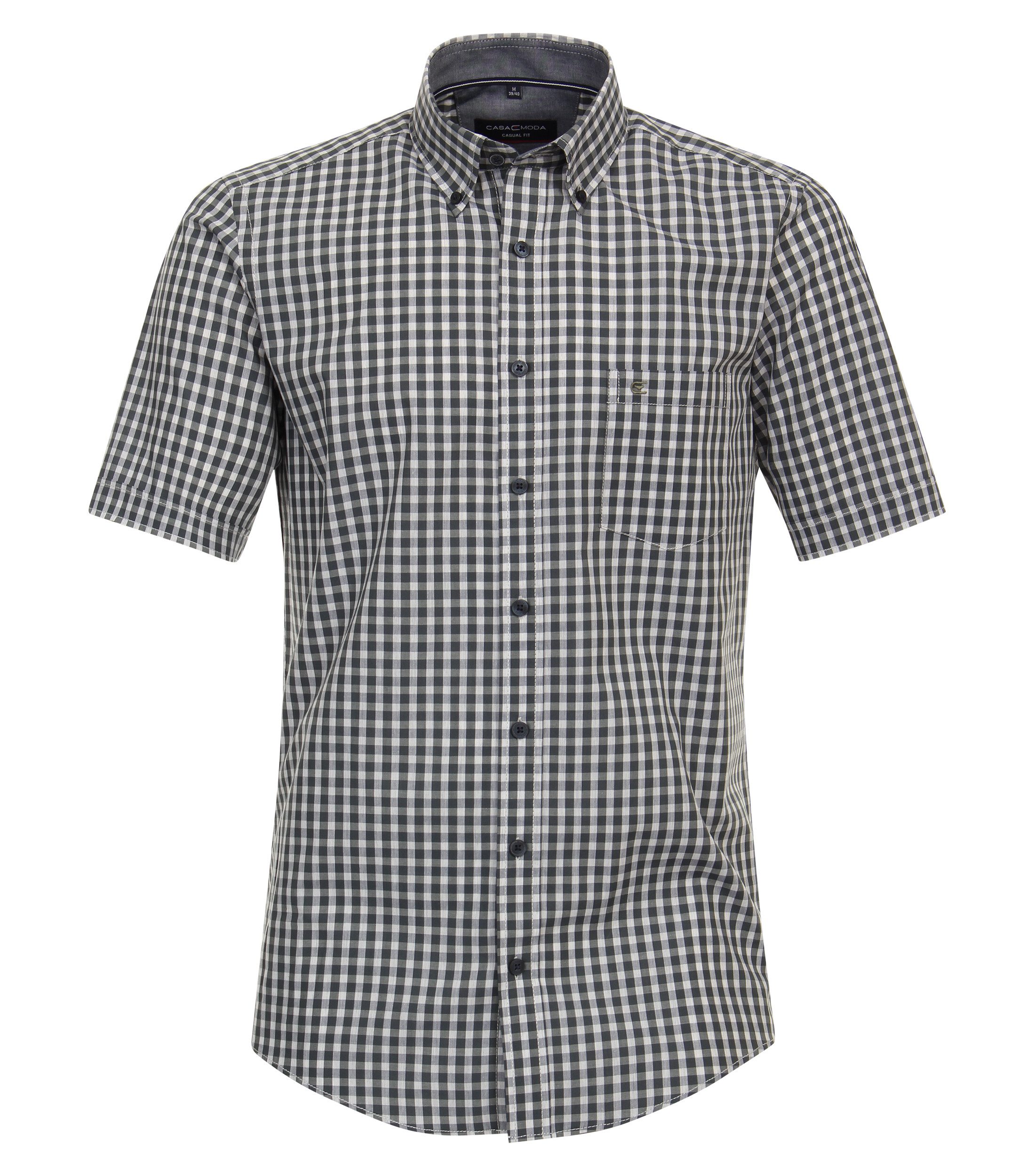 CASAMODA Kurzarmhemd CASAMODA Freizeithemd Kurzarm kariert