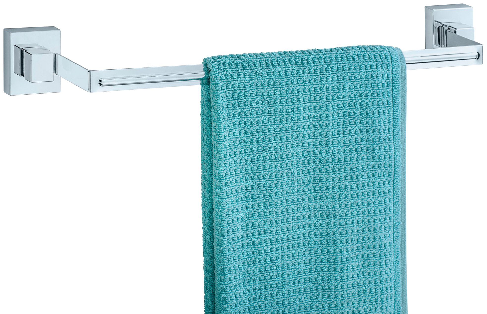WENKO Handtuchhalter Vacuum-Loc Quadro, Badetuchstange Uno - Befestigen ohn günstig online kaufen
