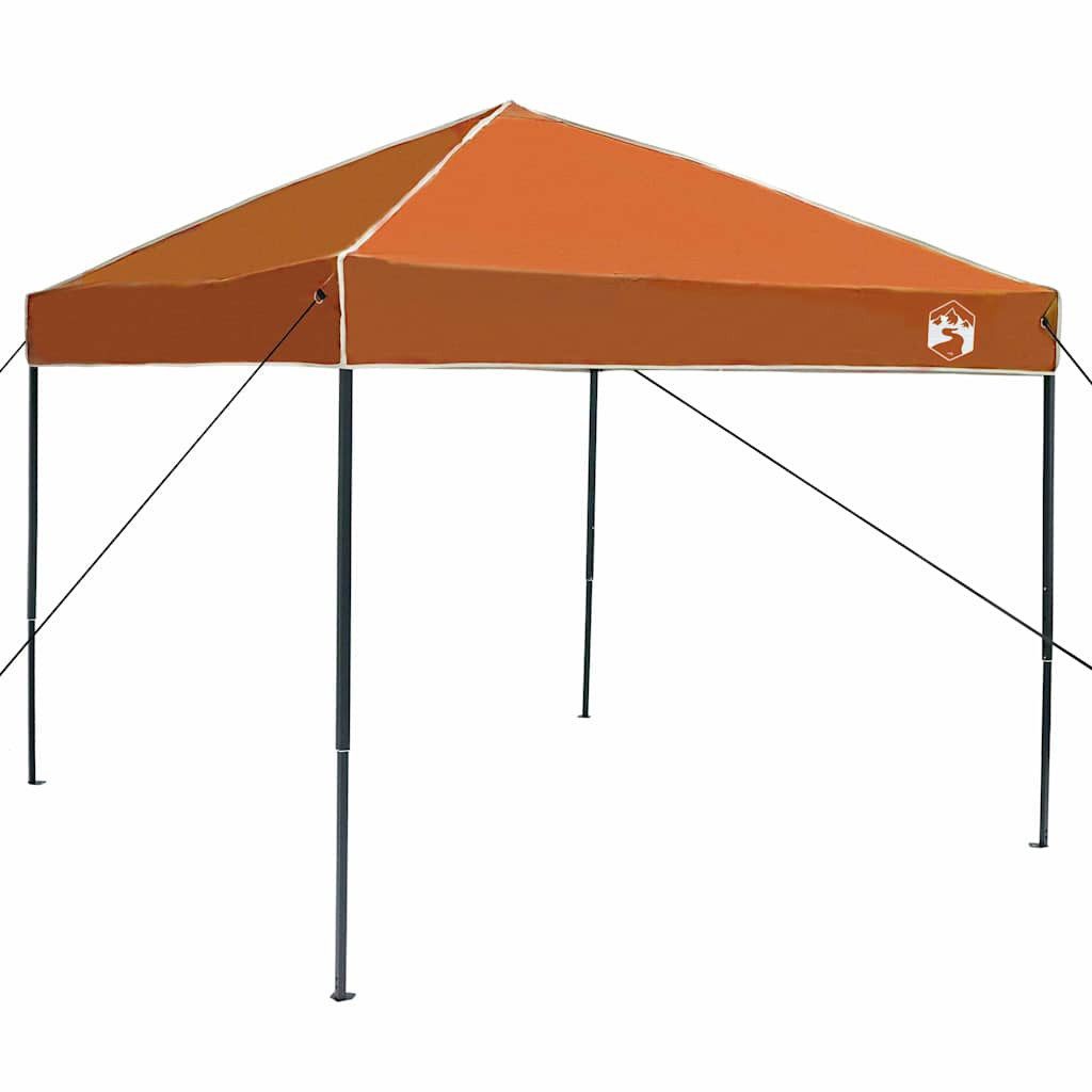 vidaXL Partyzelt Pavillon-Zelt Orange 243 x 243 x 251 cm Stoff