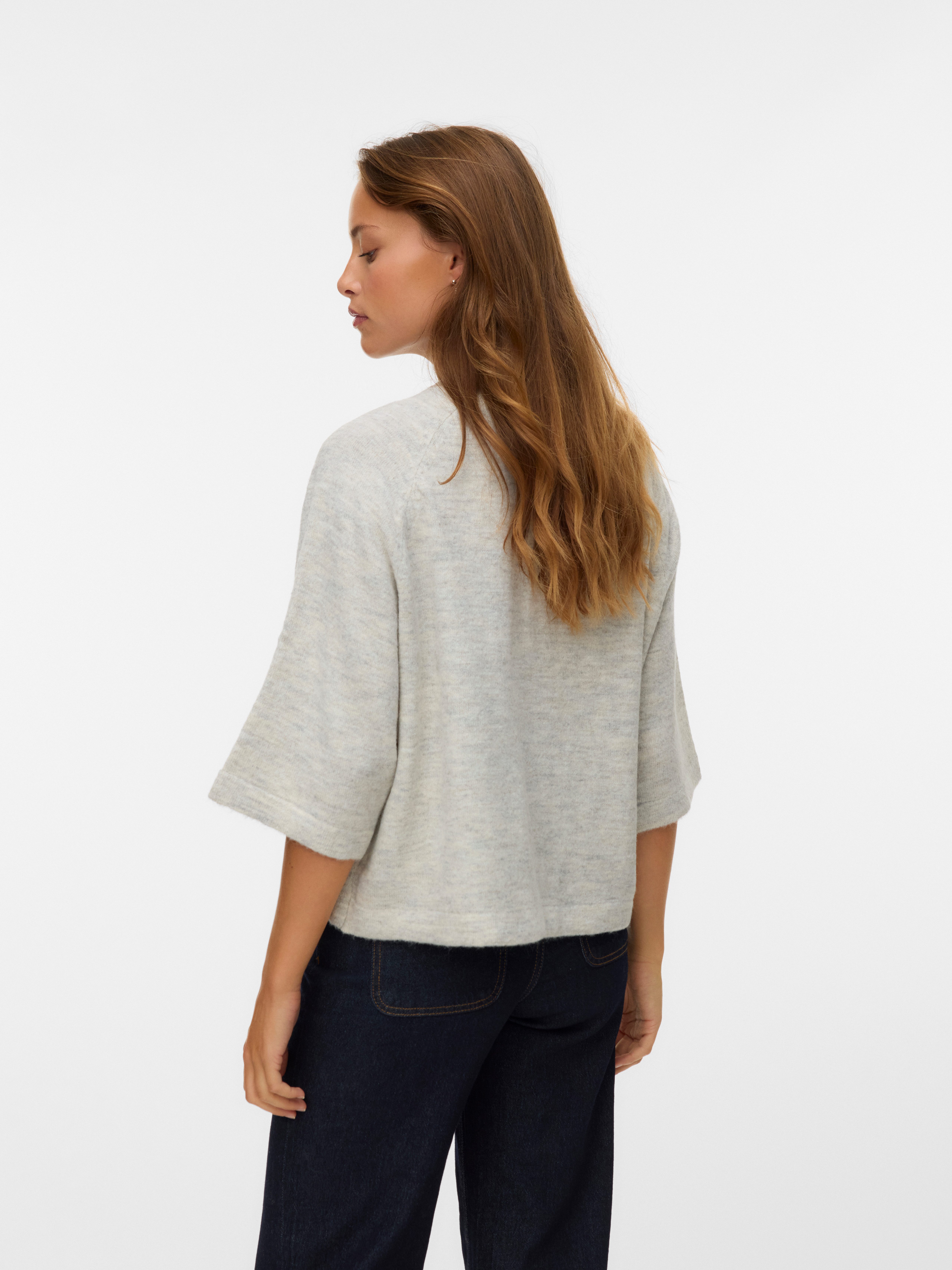 Vero Moda Strickpullover VMLEFILE 3/4 O-NECK PULLOVER NOOS günstig online kaufen