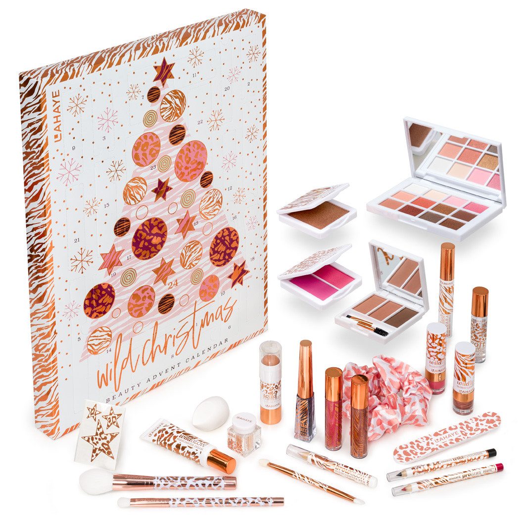 LAHAYE Adventskalender LAHAYE Make-Up Adventskalender "WILD X-MAS" 2025, LAHAYE, Geschenkset