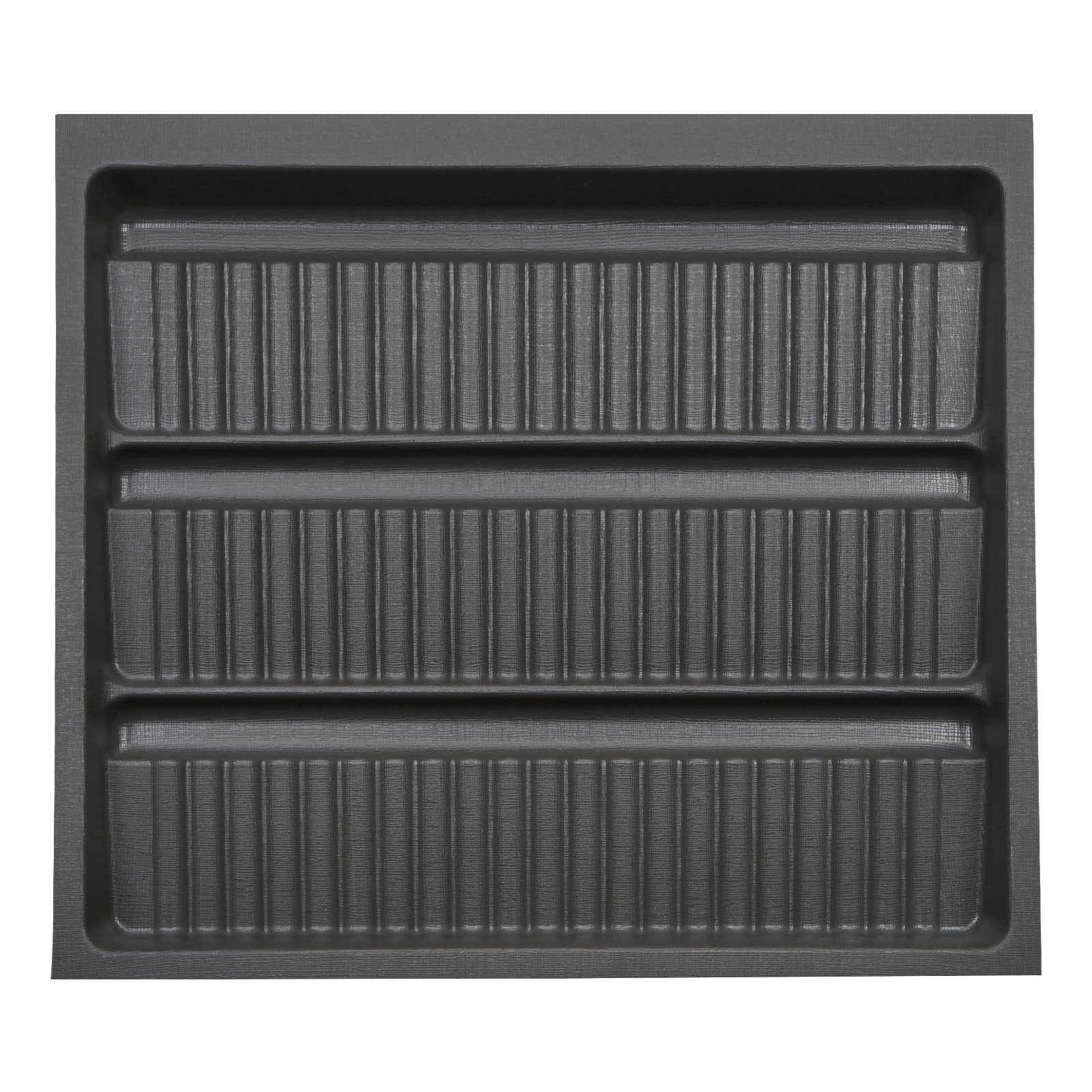 SO-TECH® Besteckeinsatz ORGA-BOX II Leinwandstruktur, für Nobilia bis 07/2012, Gewürzeinsatz 509 mm Breite, Anthrazit