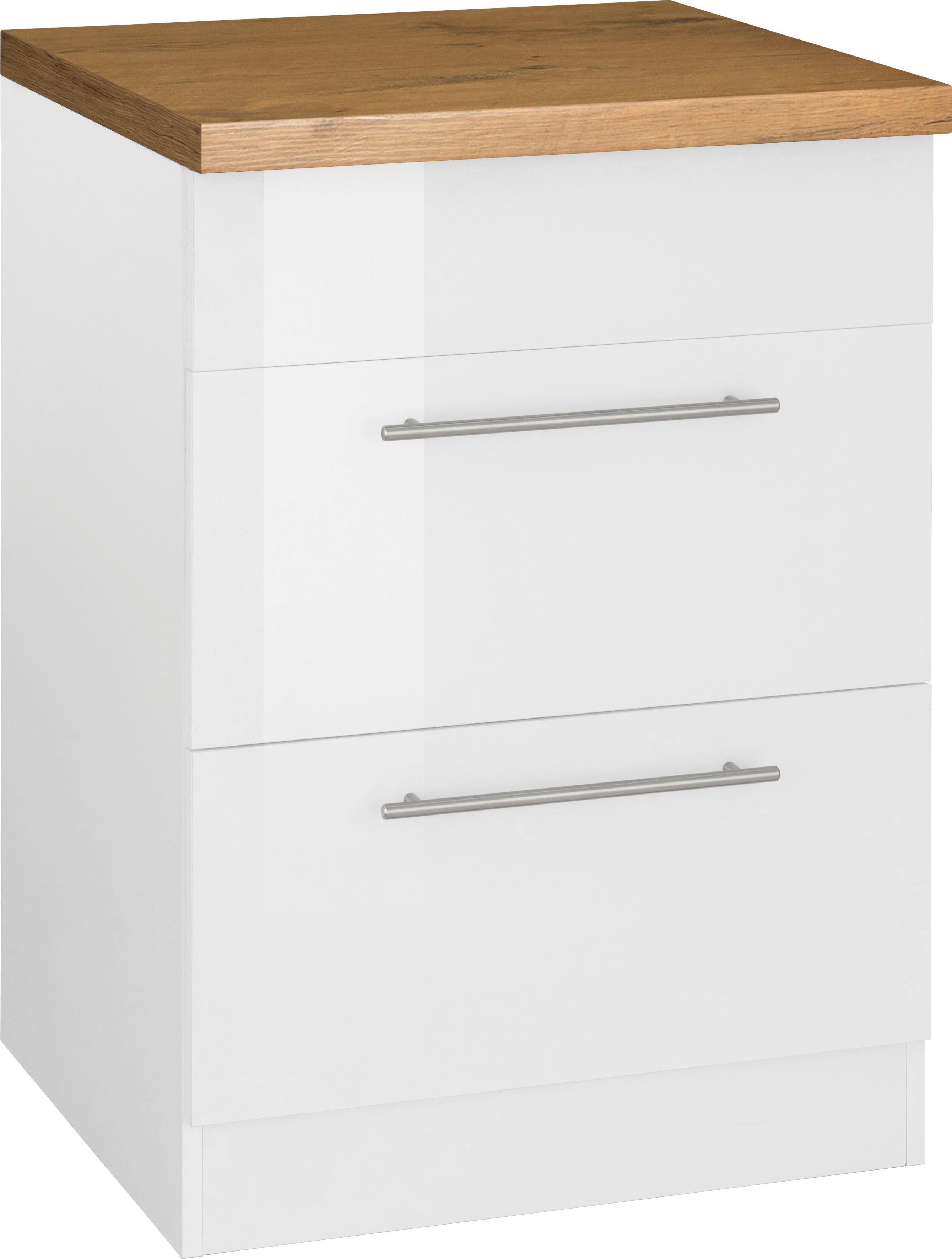 wiho Küchen Kochfeldumbauschrank Unna 60 cm breit