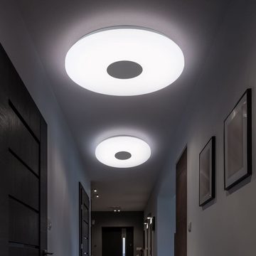 Globo LED Deckenleuchte, LED-Leuchtmittel fest verbaut, Warmweiß, LED Deckenleuchte Deckenleuchten Wohnzimmer Deckenlampe in