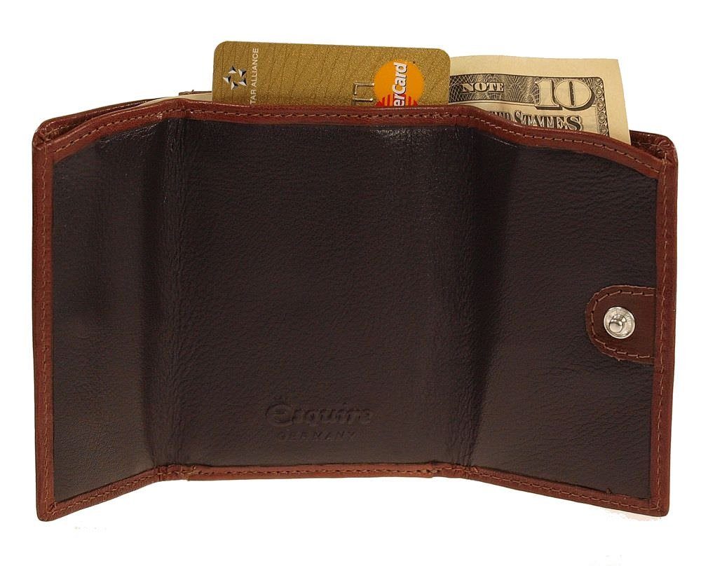 Brown Geldbörse kleiner (kein Esquire Toscana Esquire 2209-48 Minigeldbörse Set)
