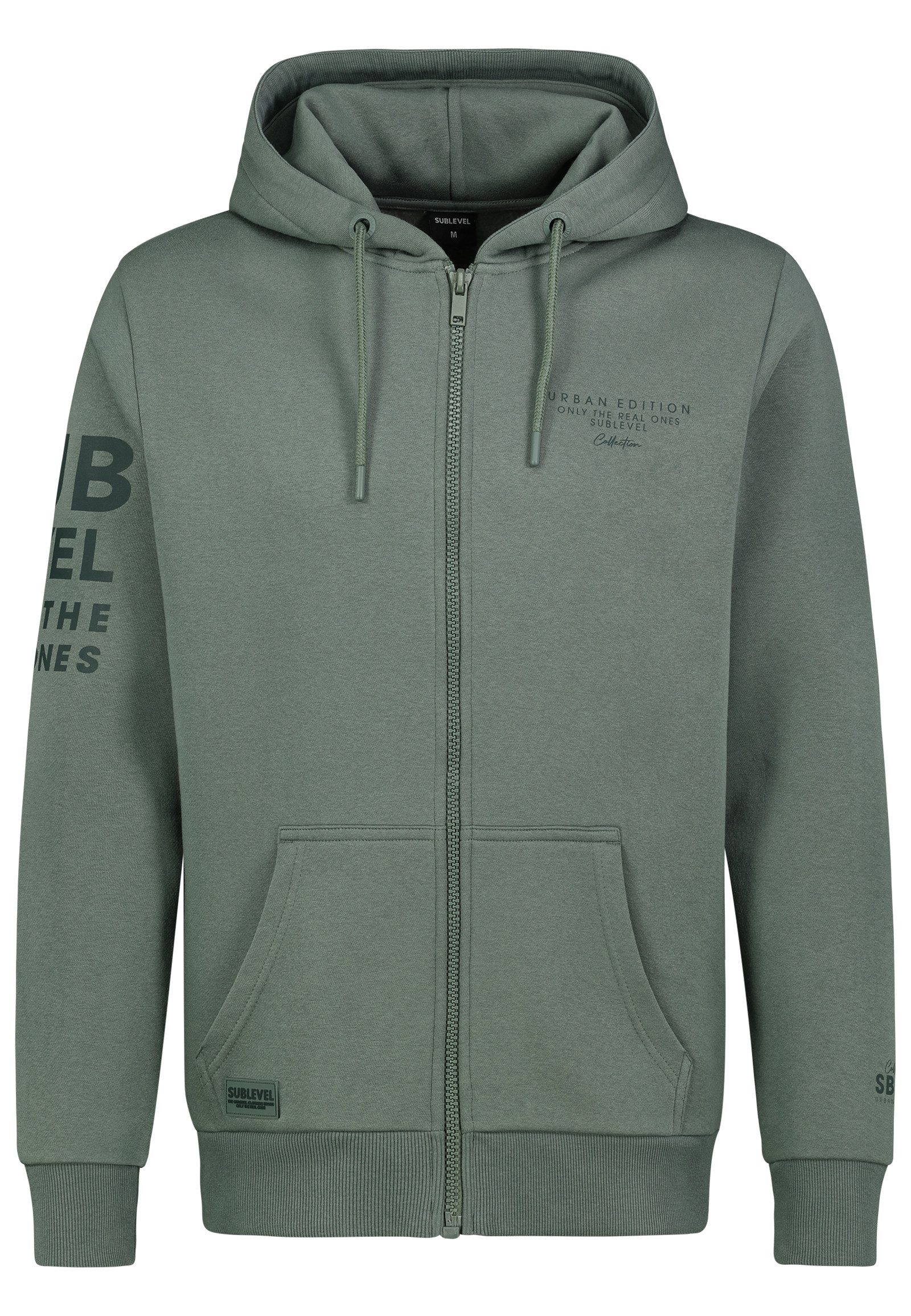 SUBLEVEL Sweatjacke Herren Sweat Jacke Hoodie Kapuzenpullover Übergangs Her günstig online kaufen