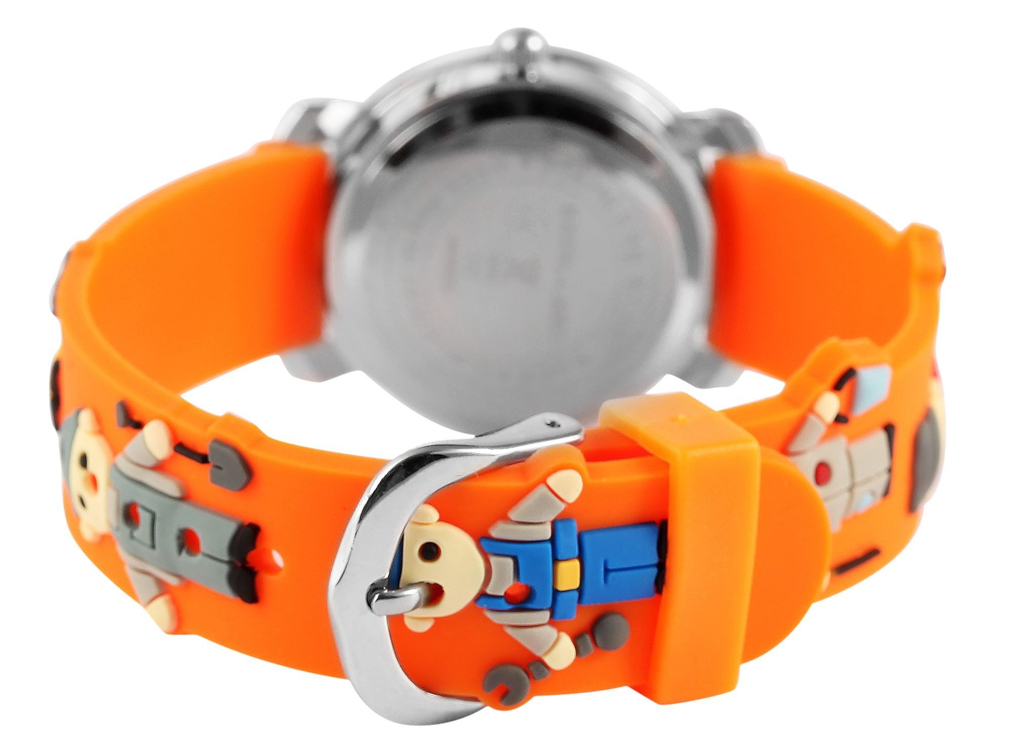 EXCELLANC Quarzuhr aus Silikon mit Motiv Handwerker, Geschenk für Kinder