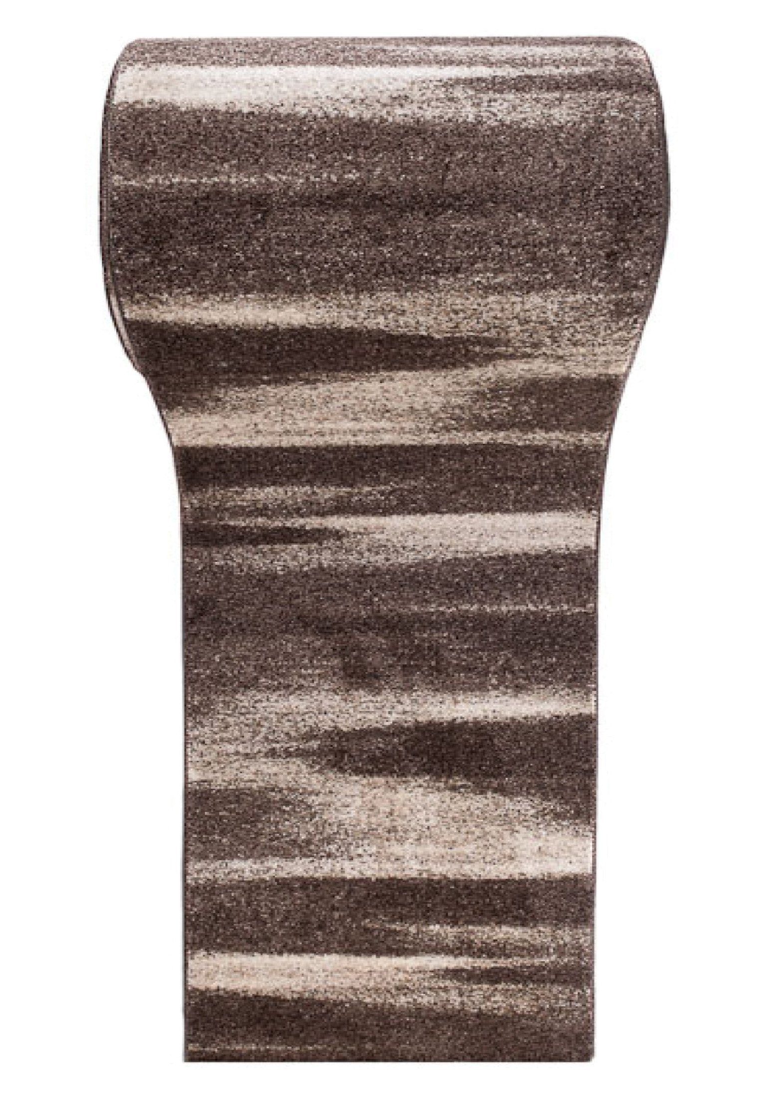 Mazovia Läufer Läufer Flurläufer Modern für Vorzimmer, Küche - Braun, 70 x 100 cm, Kurzflor, Meterware, Höhe 10 mm