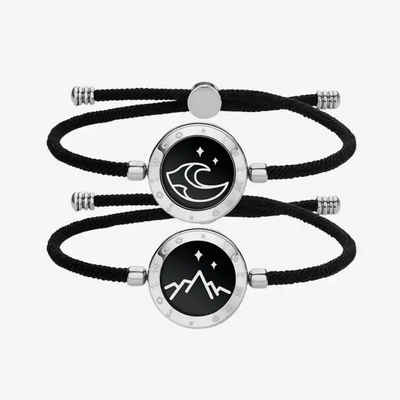 Brücke Silberarmband Paar Armbänder der Serie „Berg und Meer“. Intelligentes Sensor Armband, Langstrecken-Touch-Armbänder für Paare, Liebesgeschenk, Schmuck