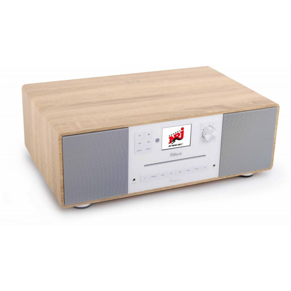 Block Block Passion Internetradio mit CD-Player & Bluetooth. Internet-Radio (Tuner für UKW/DAB+, Walnuß-Optik)