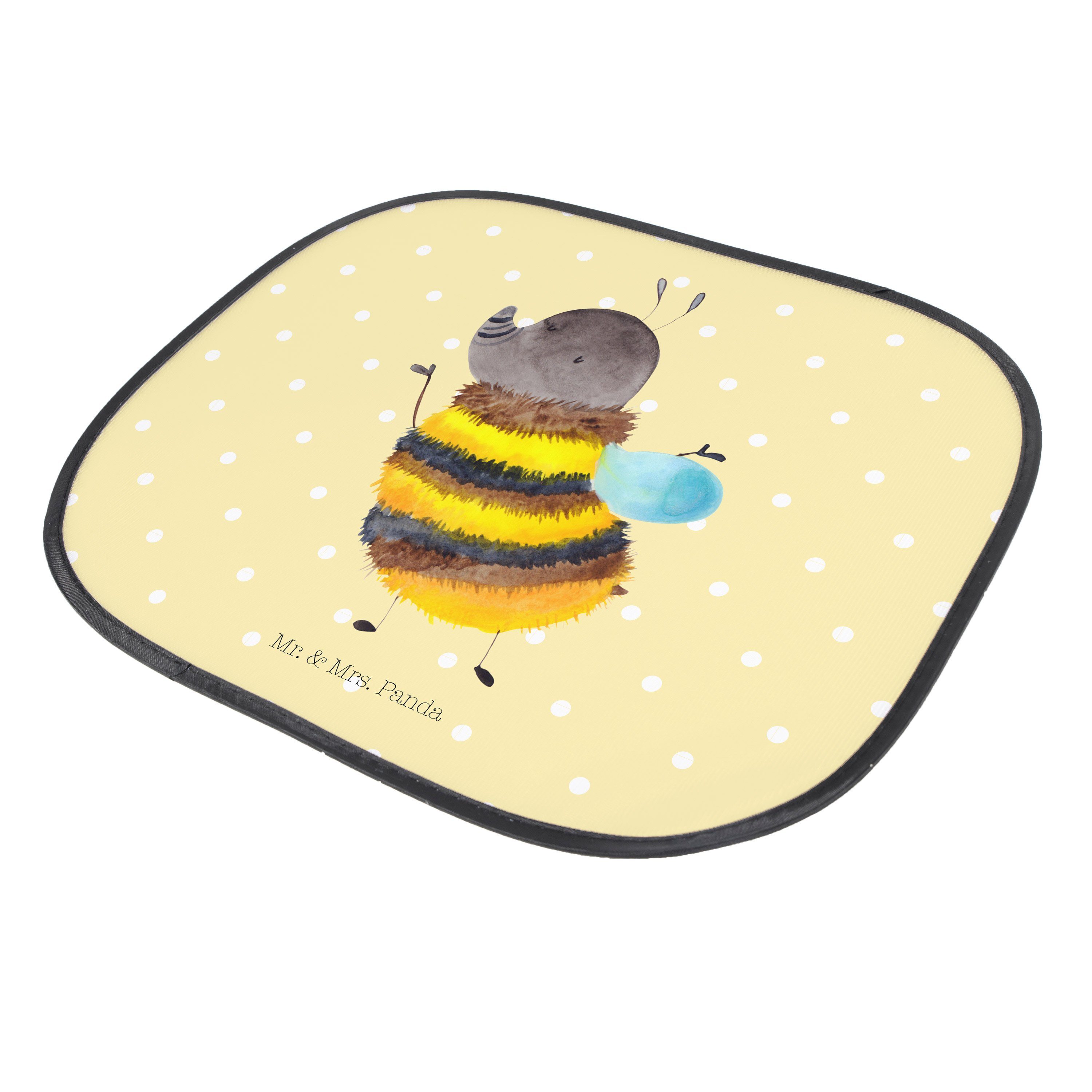 Sonnenschutz Hummel - Geschenk, Gute, Mr. Pastell Biene, Seidenmatt & - Mrs. flauschig Gelb Natur, Panda, Blume