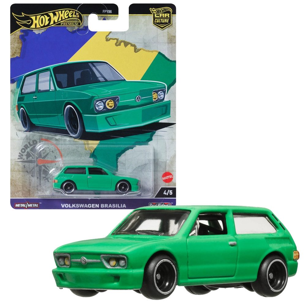 Spielzeug-Rennwagen VW Brasilia HRV82 Hot Wheels Car Culture Circuit Legends Fahrzeug