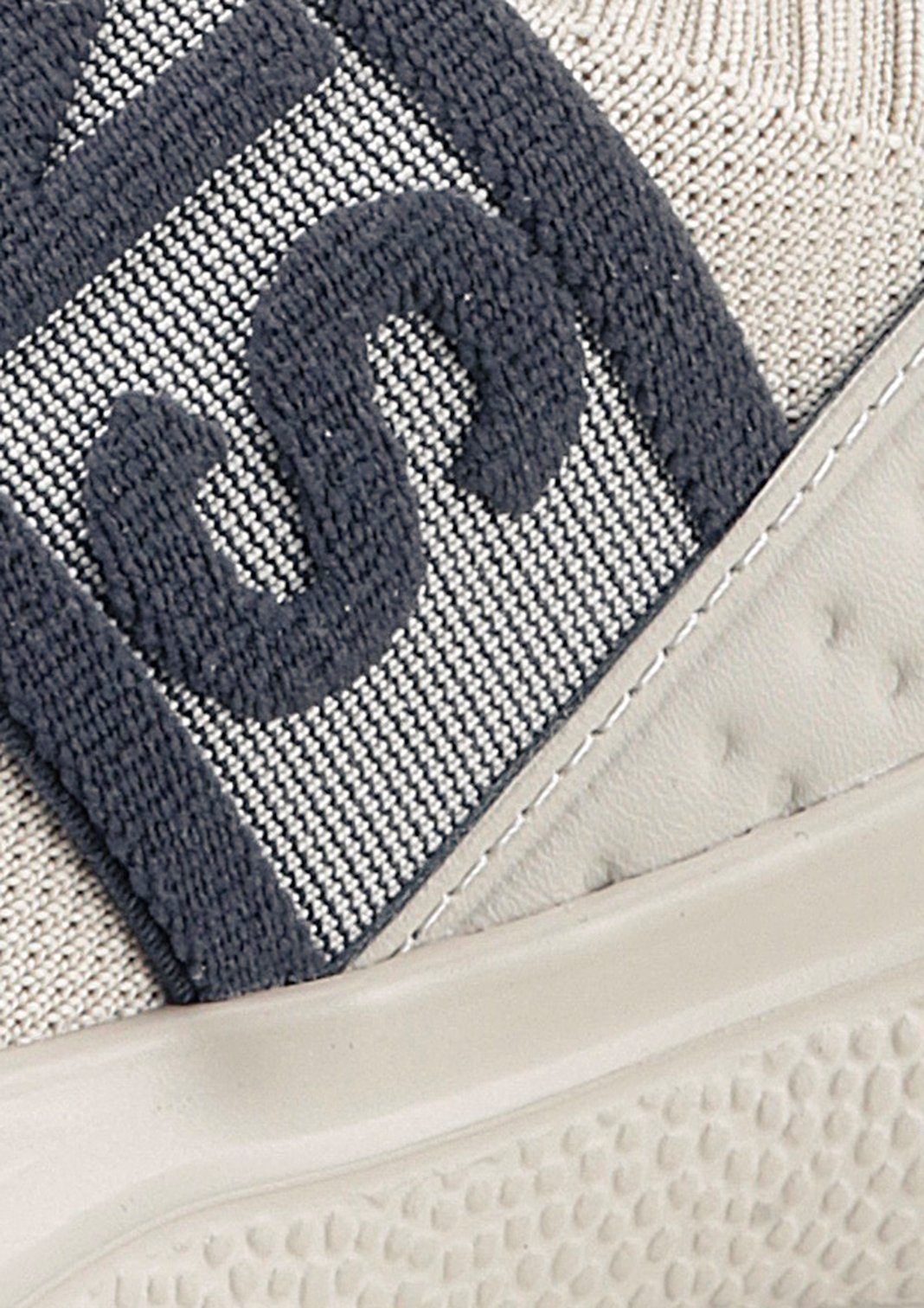 FLEXI Logo auffälligem mit Sneaker LOGOTAPE TJW Jeans Slip-On Tommy stein-anthrazit