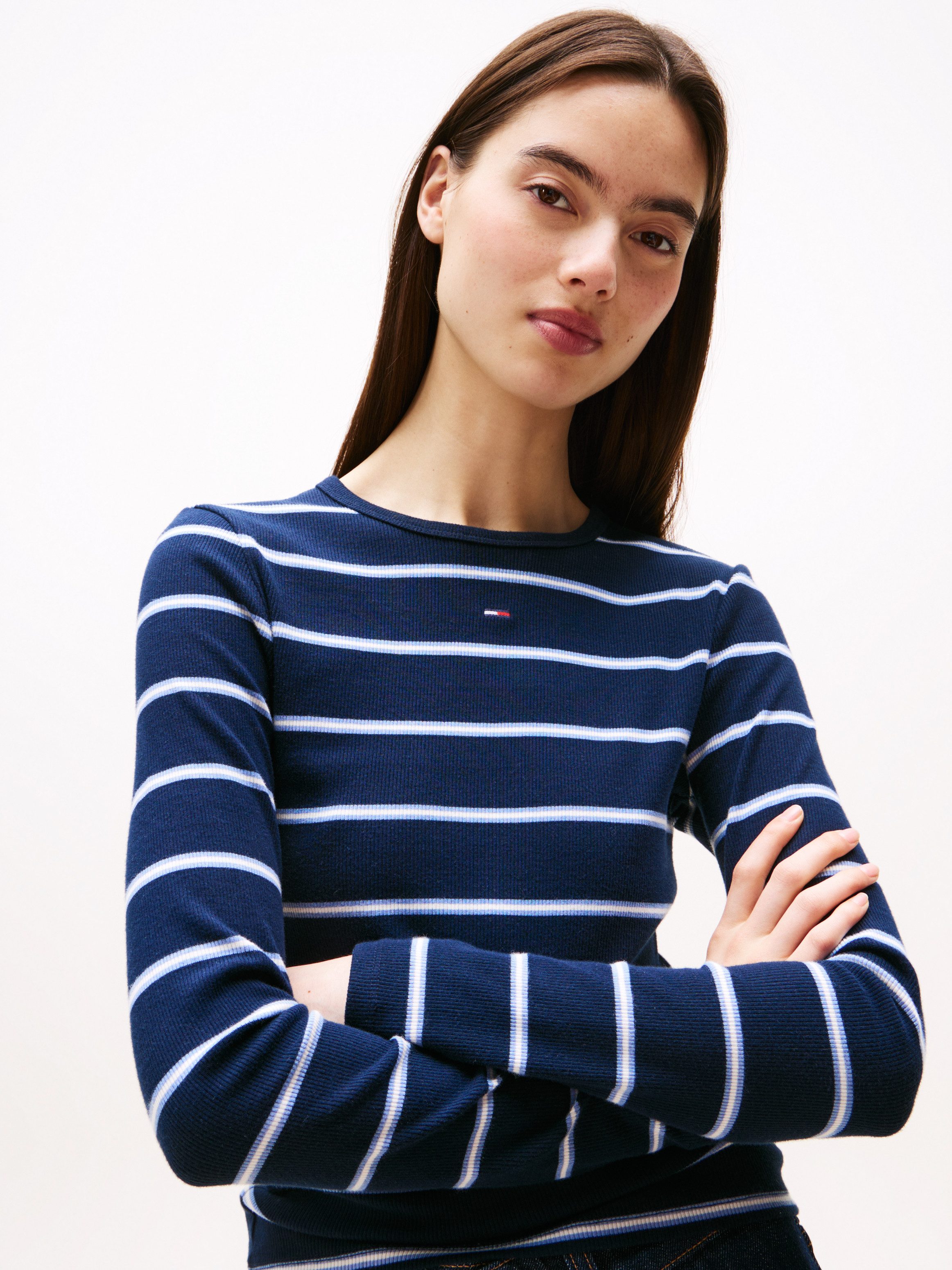 Tommy Jeans Langarmshirt TJW SLIM ESSENTIAL günstig online kaufen