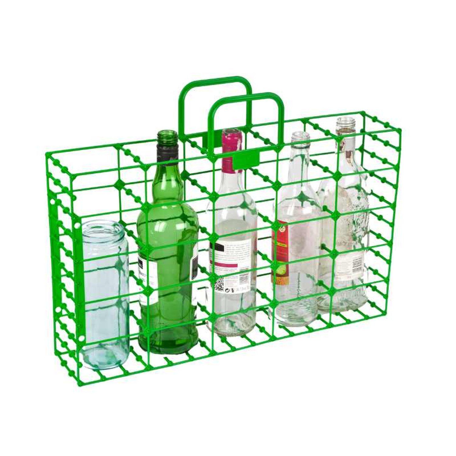 SMARTECO Flaschenträger, Glasflaschen- und ECORACK Gläserhalter