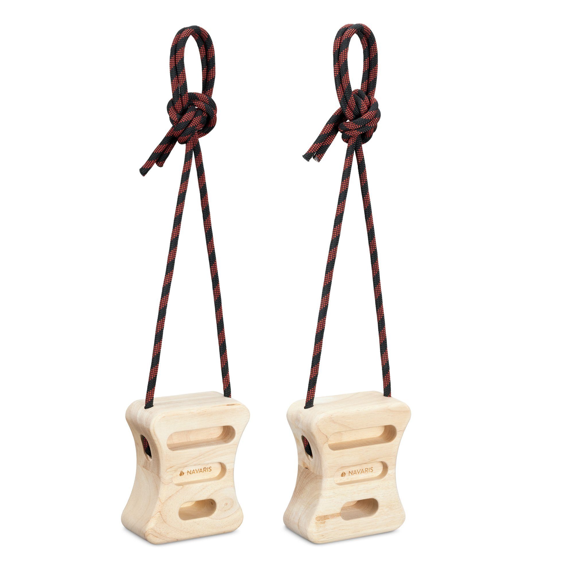 Navaris Kletter Fingergriffe Set - 2x Trainingsgriffe zum Klettern Bouldern Seil (1-tlg)