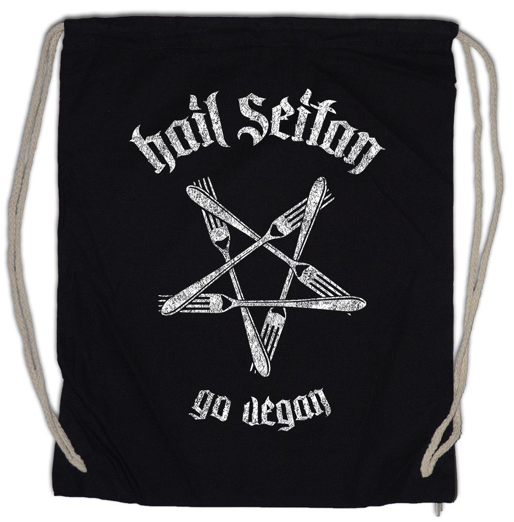 Turnbeutel Hail Seitan Turnbeutel Satan Heil Vegan Vegetables Vegetarianism