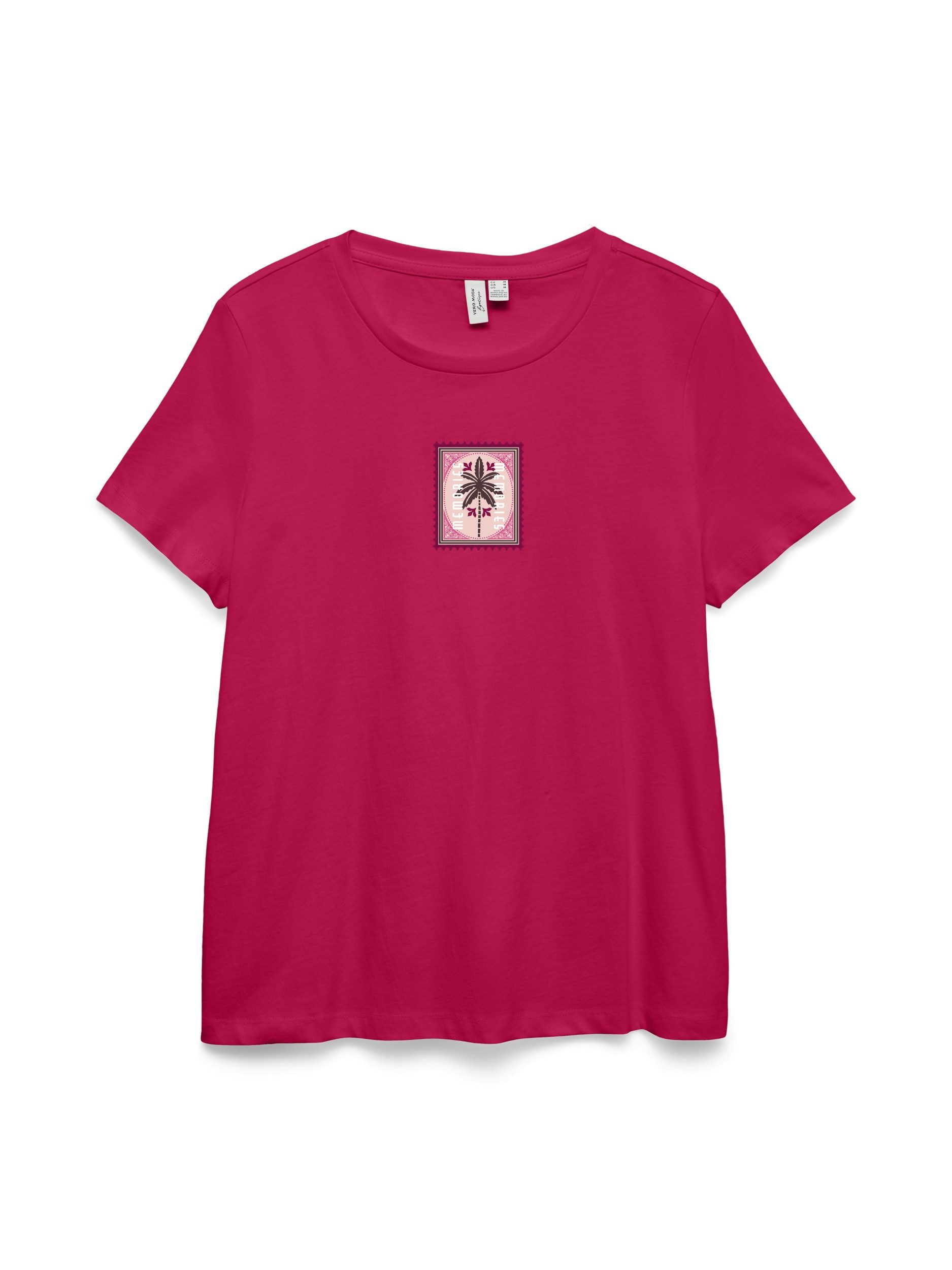 T-Shirt VMJOFIA SS O-NECK T-SHIRT JRS BTQ, Jazzy/PATCH 3