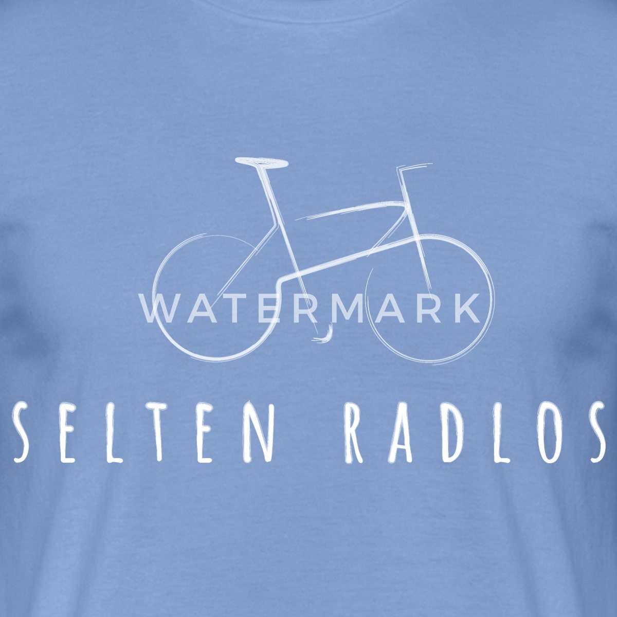 Spreadshirt T-Shirt Fahrrad Geschenk Selten Radlos günstig online kaufen