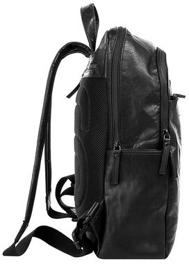 Spikes & Sparrow Laptoprucksack, echt Leder