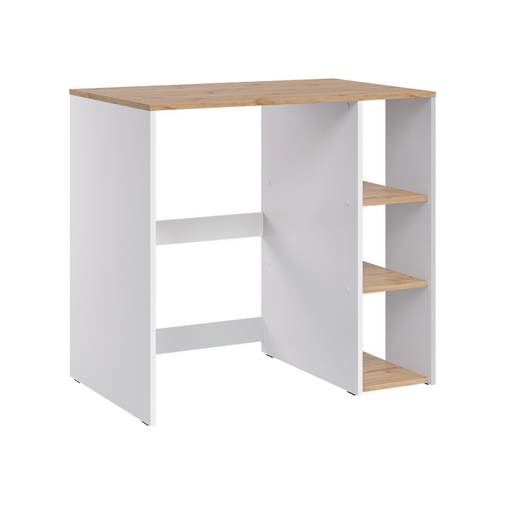 Vicco Waschmaschinenumbauschrank Viktor, Weiß/Artisan-Eiche, 93.6 x 88.2 cm mit Regal (1-St)