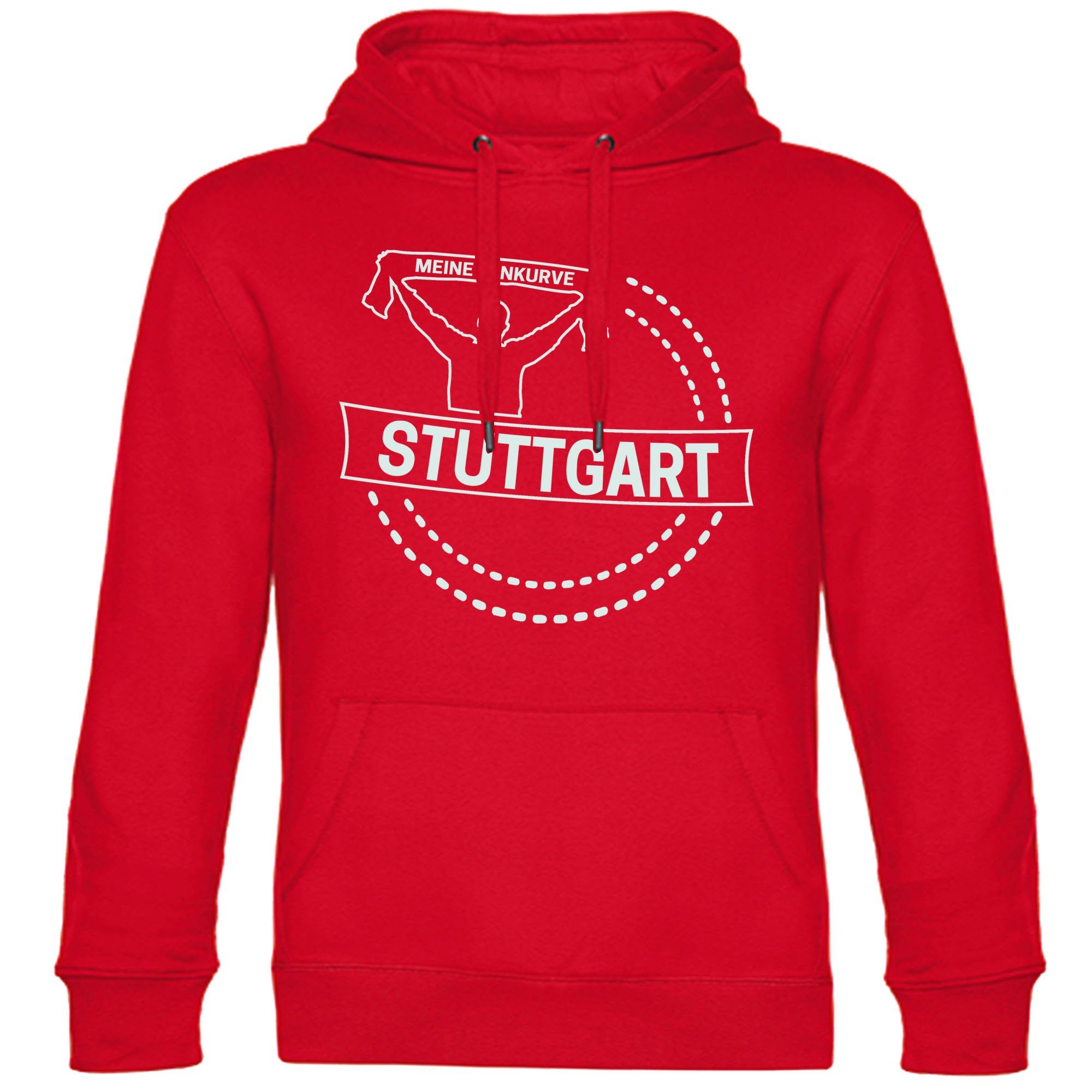 multifanshop Kapuzensweatshirt Stuttgart - Meine Fankurve - Pullover