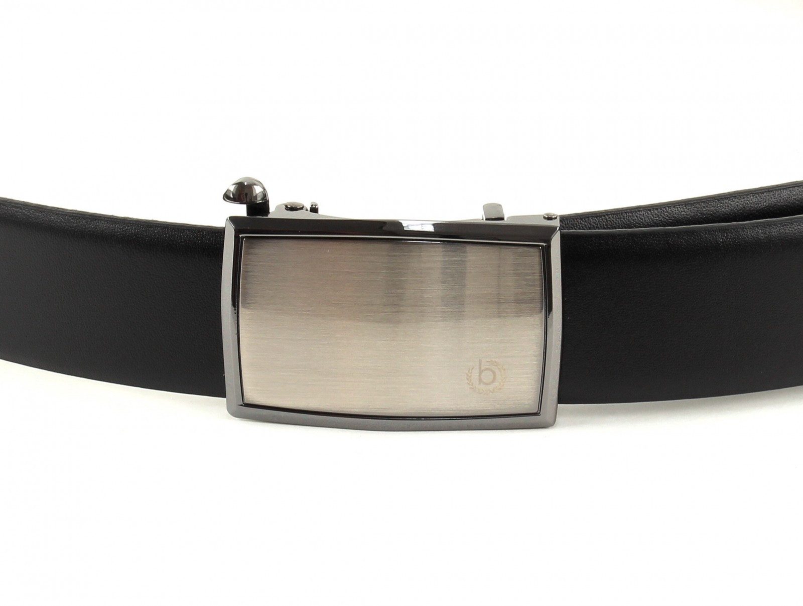 bugatti Synthetikgürtel Domed Leatherbelt With Automatic Buckle aus echtem günstig online kaufen