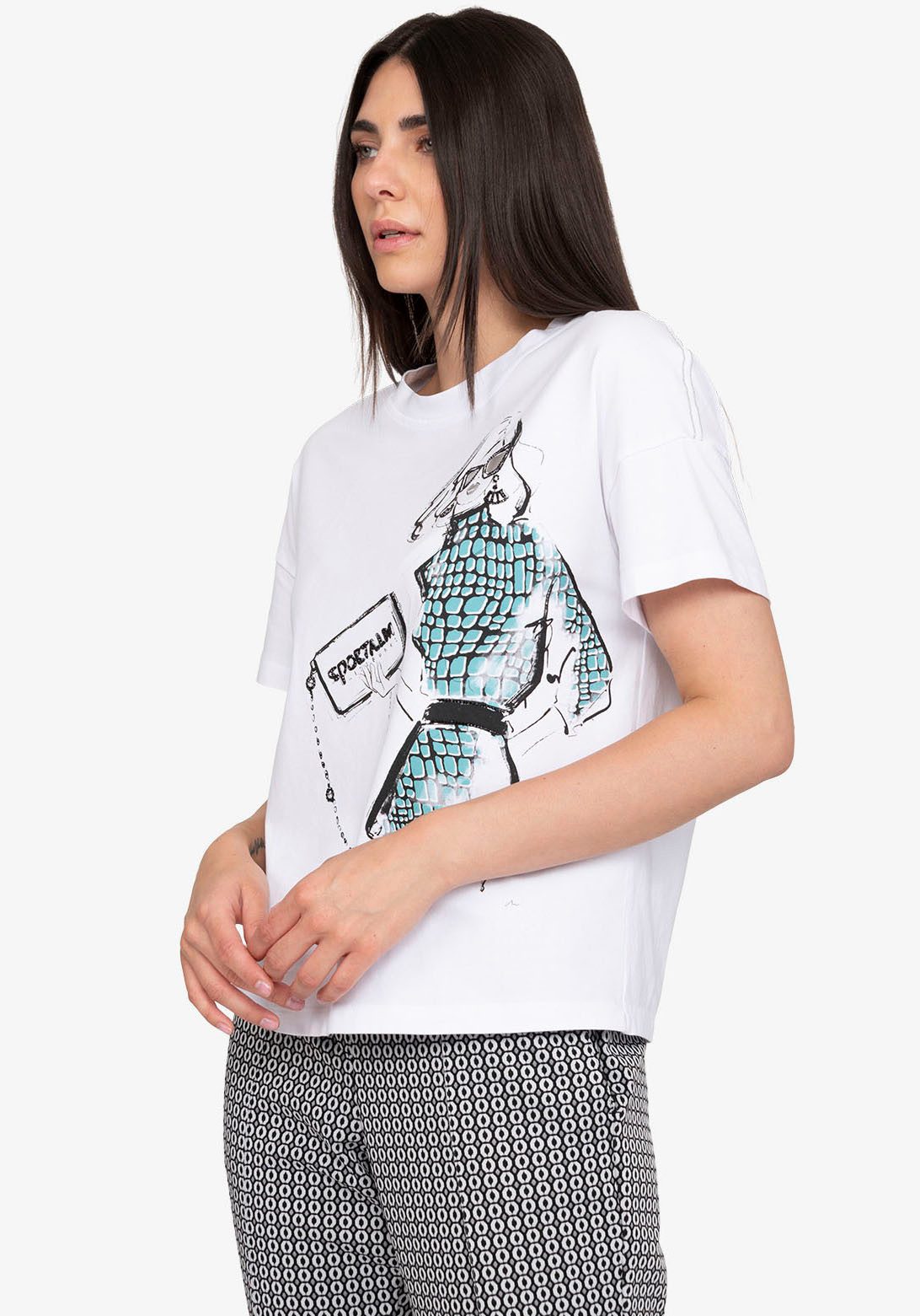 Sportalm Kitzbühel Rundhalsshirt mit Frontprint