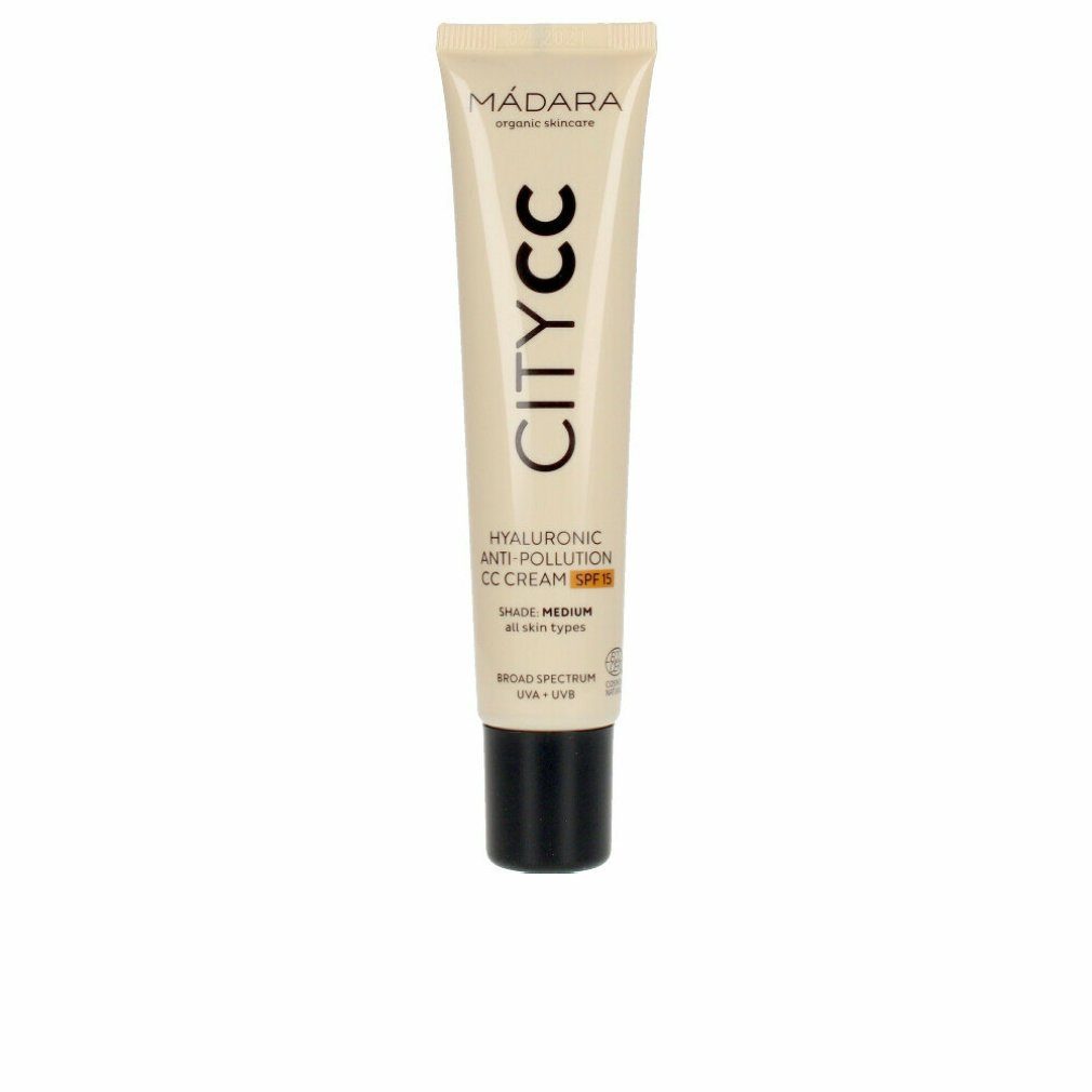 Reyher CC-Creme Madara MÁDARA Hyaluronic Anti-Pollution CC Creme SPF 15 Medium 40 ml