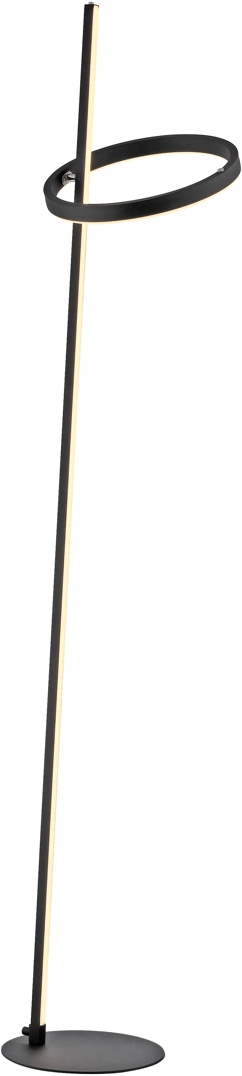 JUST LIGHT LED Stehlampe RITUS, Memory, nach Trennung vom Netz, LED fest integriert, Warmweiß, Touchdimmer, getrennt schaltbar, Memoryfunktion