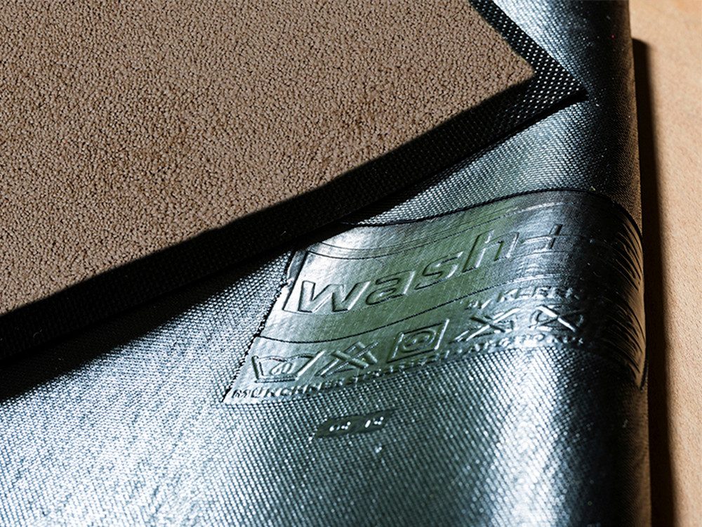 wash+dry by Kleen-Tex Fußmatte Original Uni, Schmutzfangteppich, rechteckig, Höhe: 9 mm, Schmutzmatte, rutschhemmend, auch als Läufer erhältlich – Bild 3 von 5