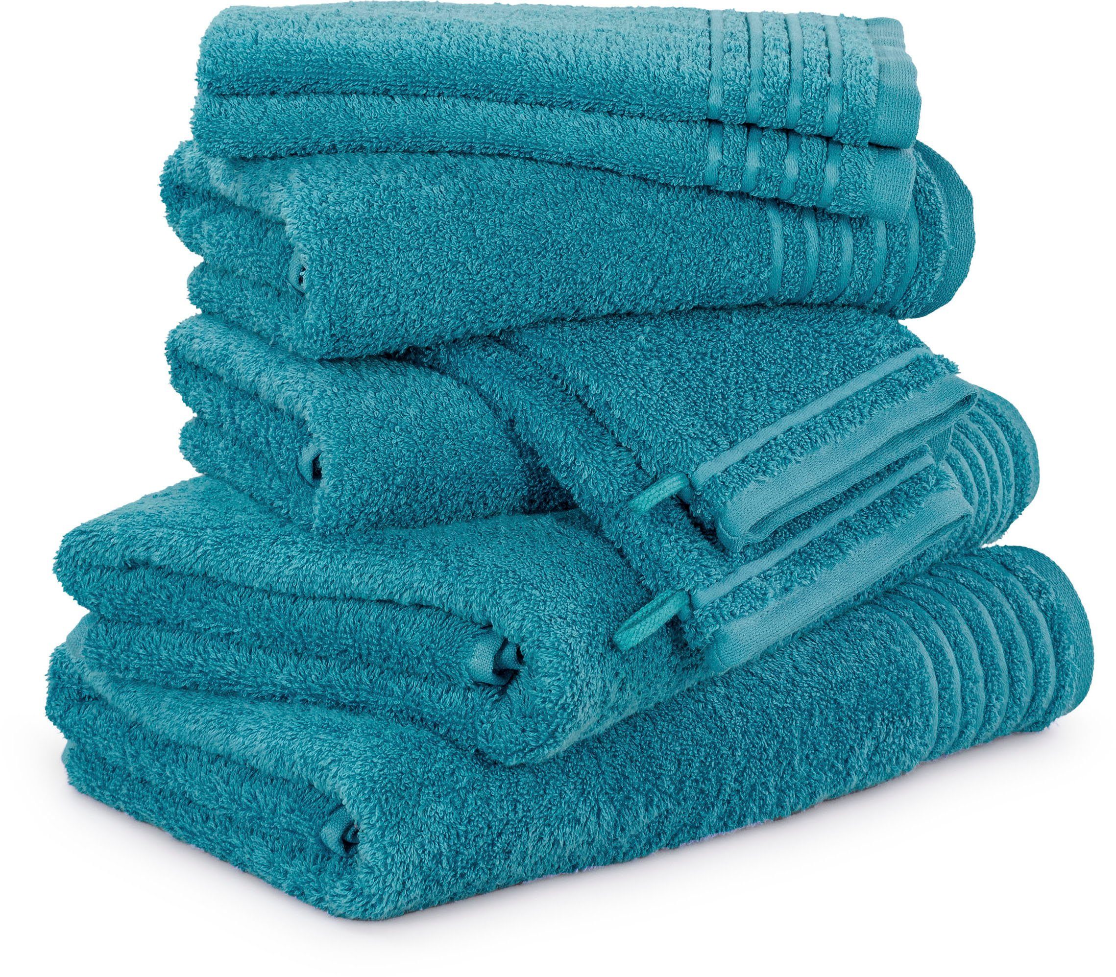 Möve Handtuch Set, Walkfrottier (8-St)