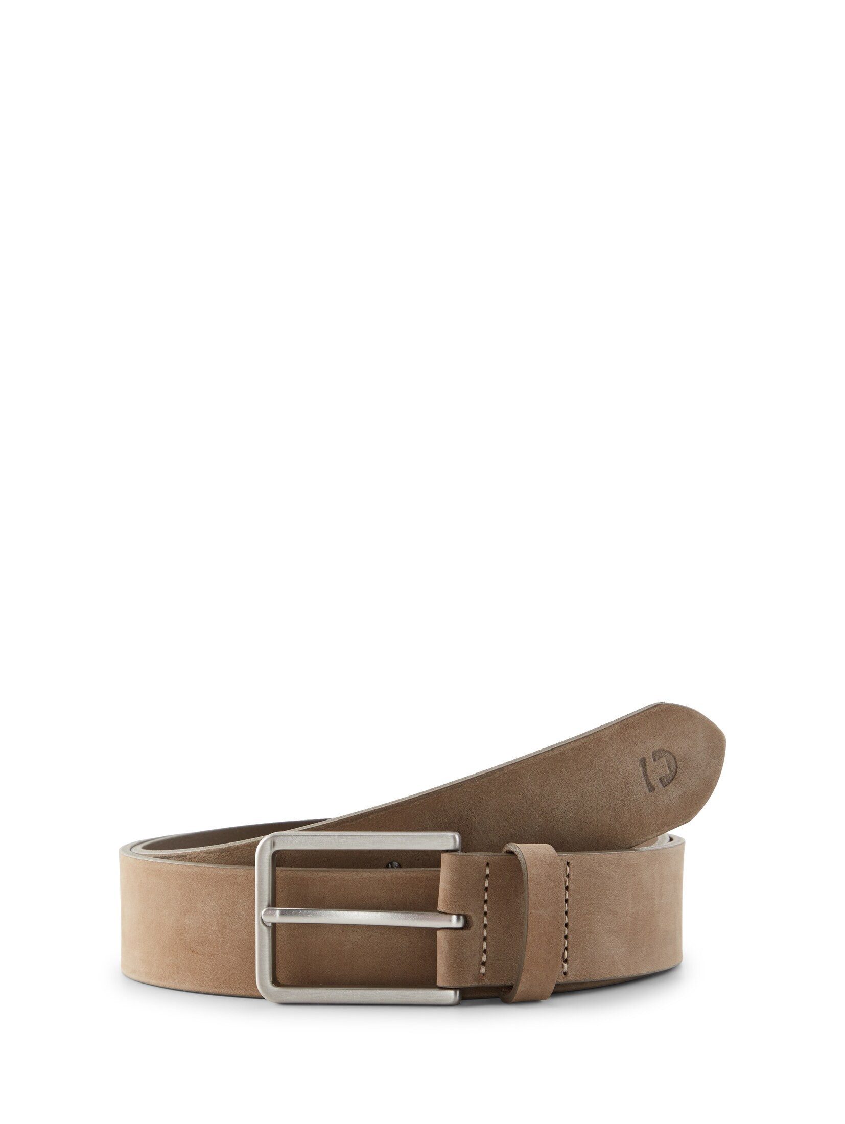 TOM TAILOR Denim Ledergürtel Belts TTCHARLIE Ledergürtel mit eckiger Dornschließe