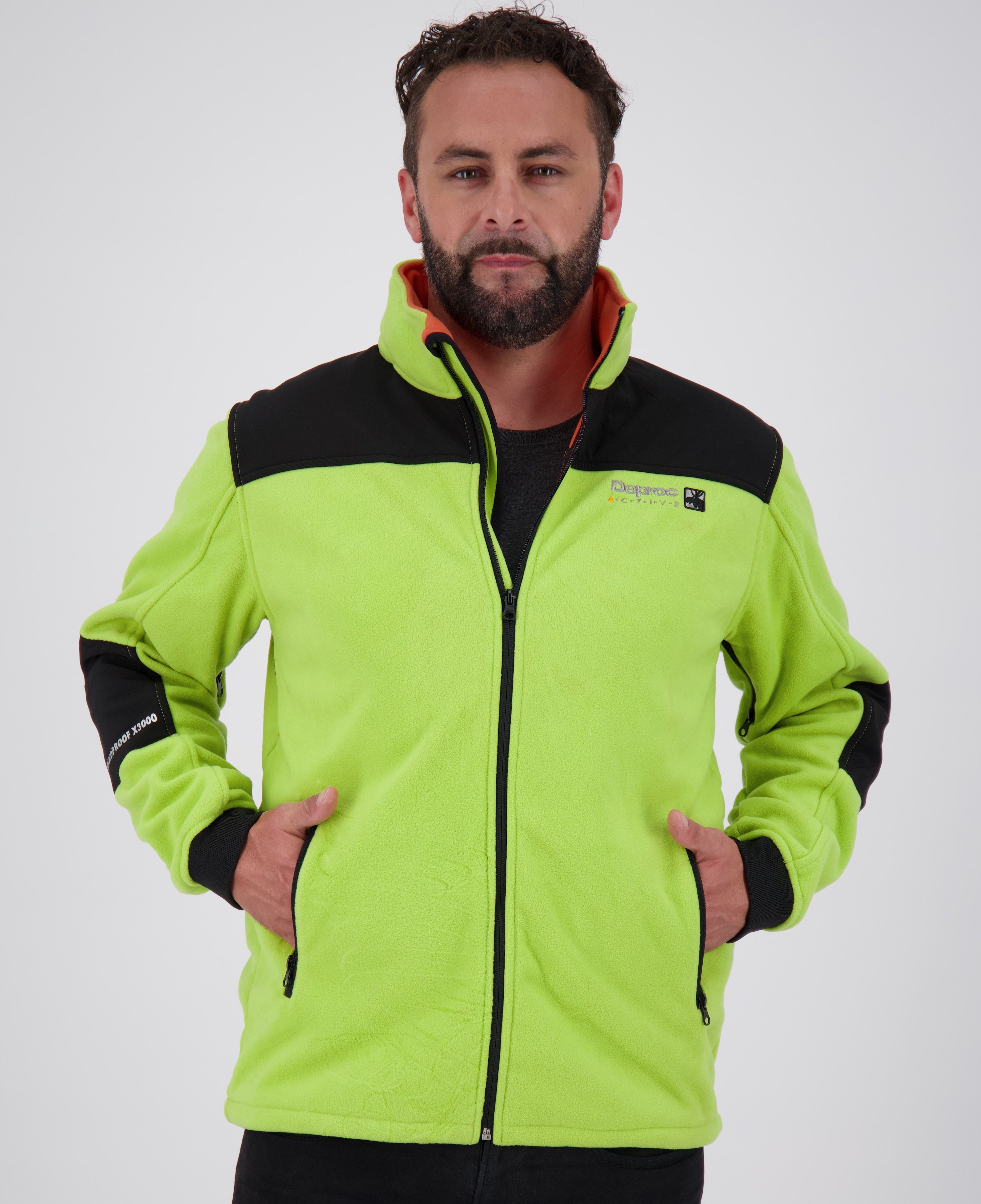 DEPROC Active Fleecejacke Windstopper CANADA NEW CS Men auch in Großen Größen erhältlich, mit atmungsaktiver Membran