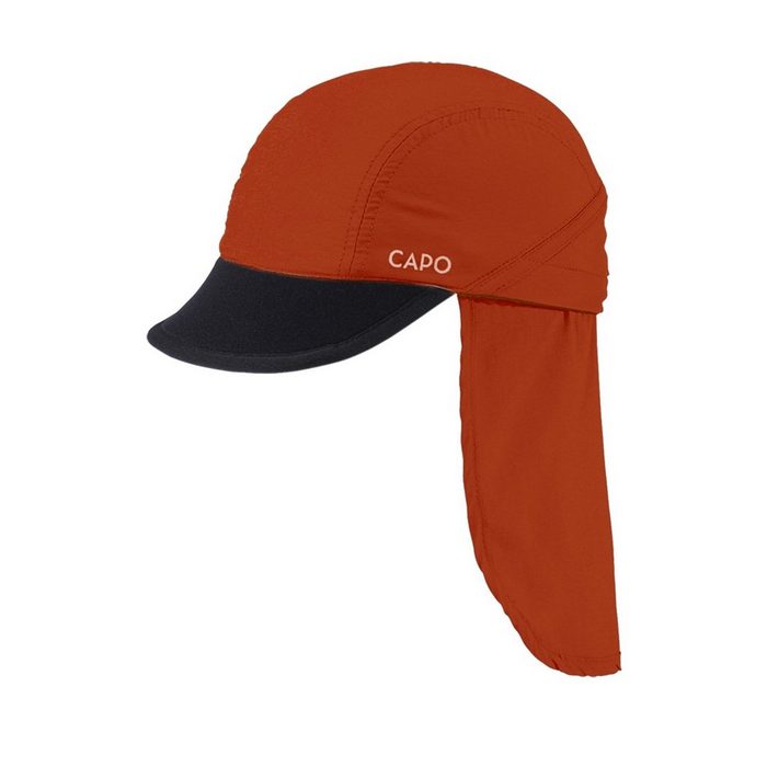 CAPO Schirmmütze CAPO-LIGHT VELCRO NECK PROTECTION CAP Made in Europe