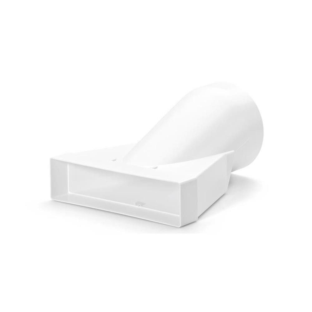 Naber Abluft-Set Naber COMPAIR System Ø 125 flach T-EST 125 Endstück / Übergangsstück