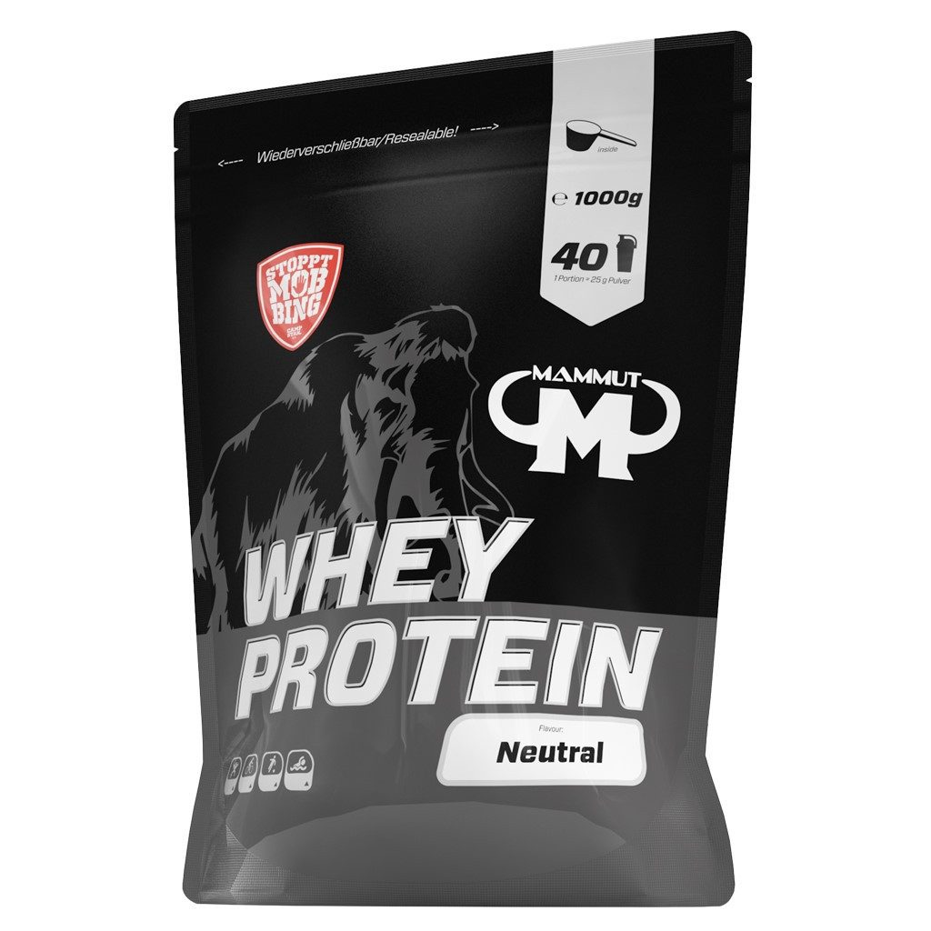 Mammut Nutrition Whey Protein - 1000 g Zipp-Beutel Pulver, 1000 g