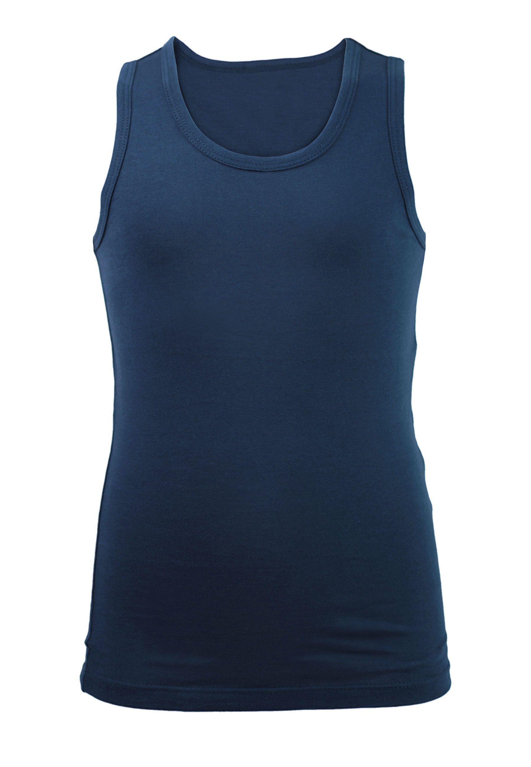 blau Unterhemd CARBURANT 3 für reiner Unterhemden Baumwolle Jungen Pack (3er-Pack) aus