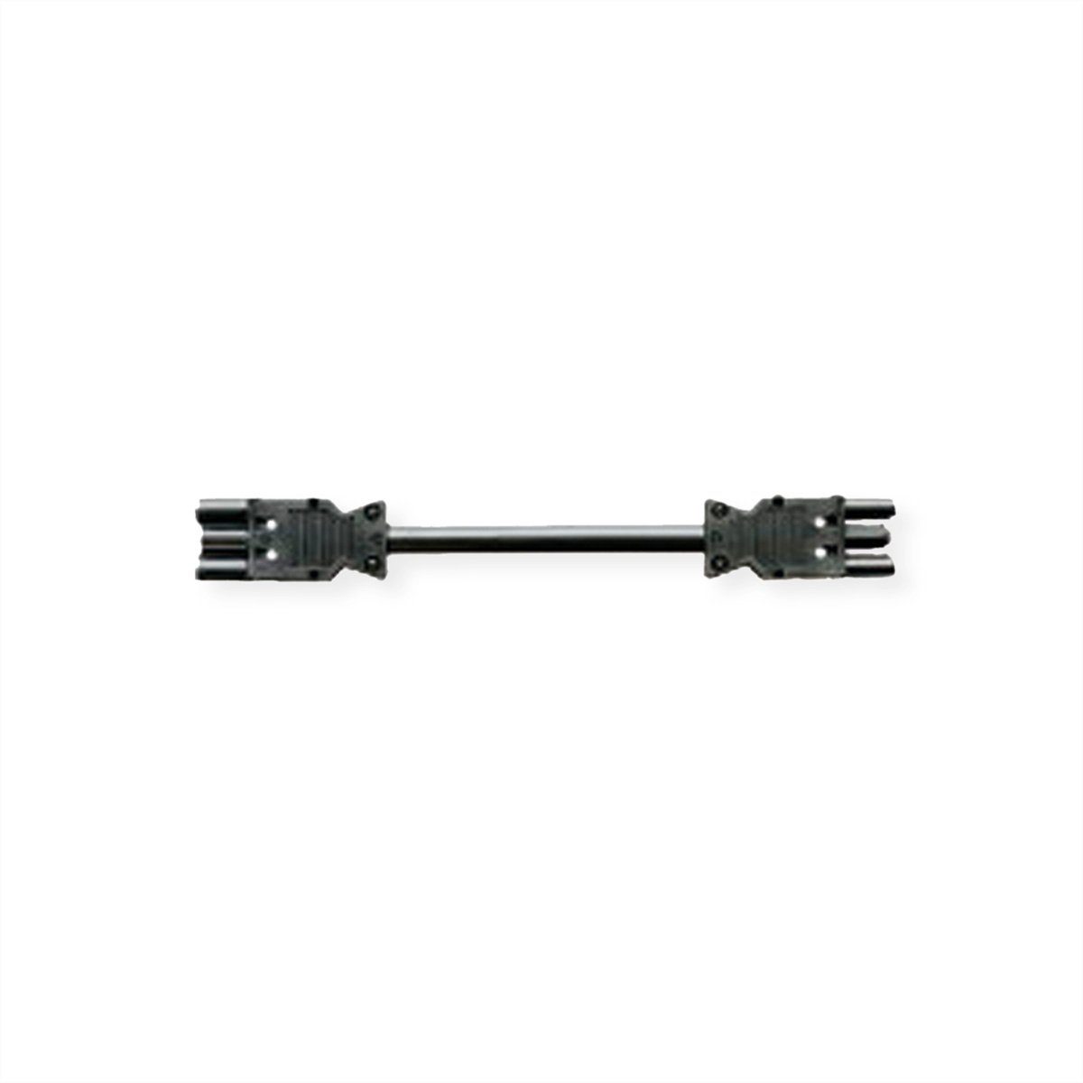 Geräteverlängerung Stromkabel, GST18-3 Halogenfrei Bachmann Stecker/Kupplung (3 cm),