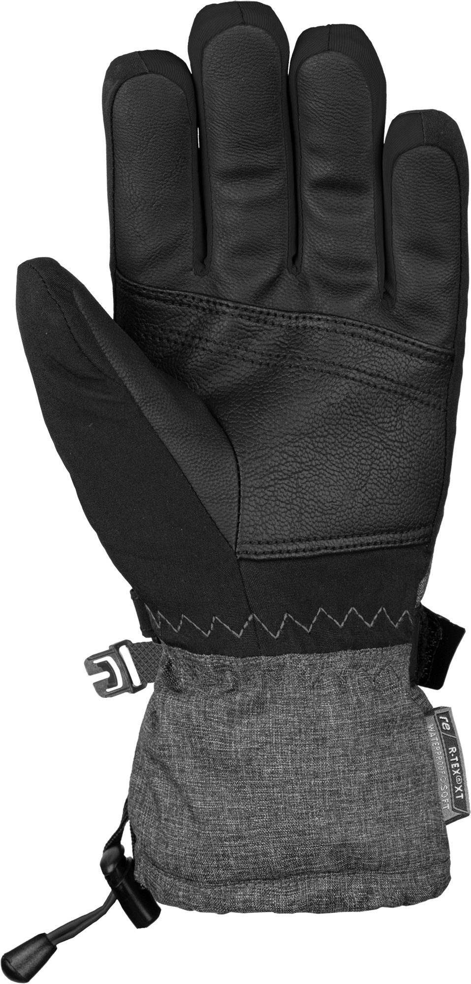 Reusch Skihandschuhe sportlichem Junior Connor in XT R-TEX grau-schwarz Schnitt